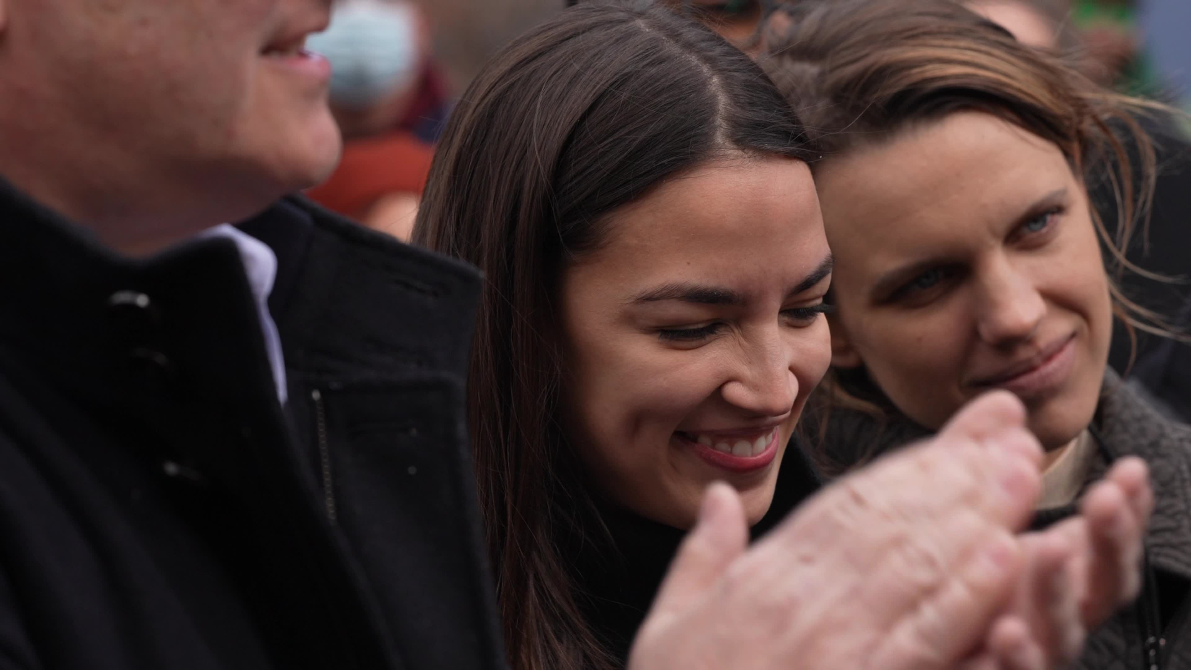 AOC Campaigns for Re-election