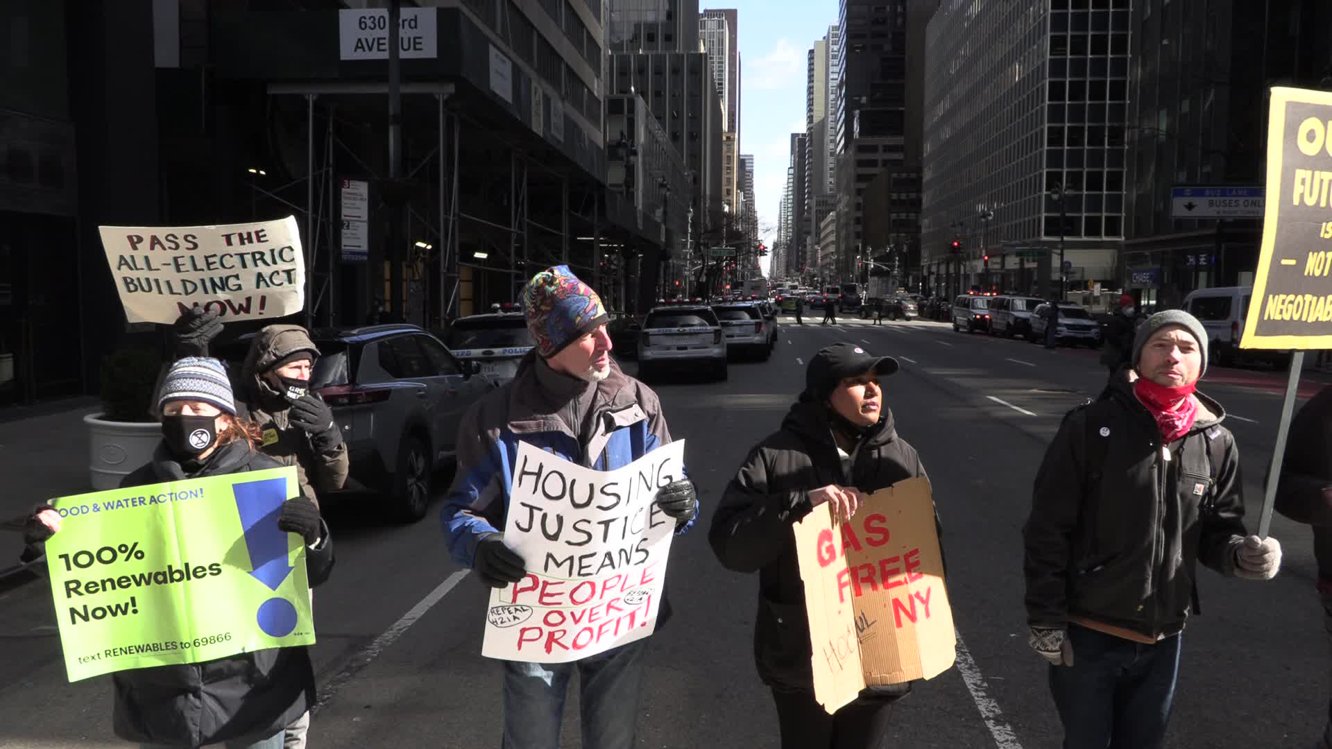 NYC: Housing and climate activists arrested