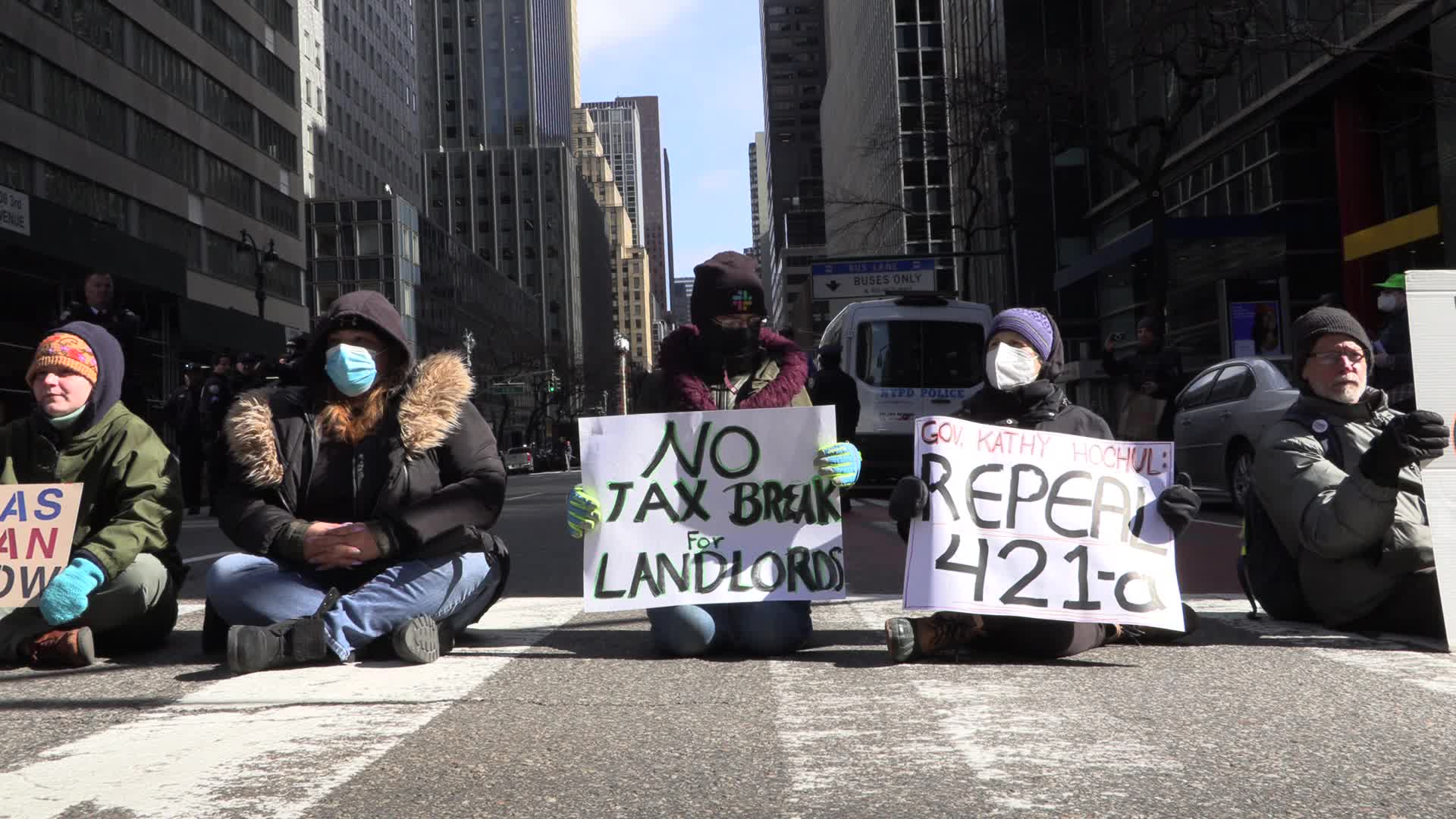 NYC: Housing and climate activists arrested
