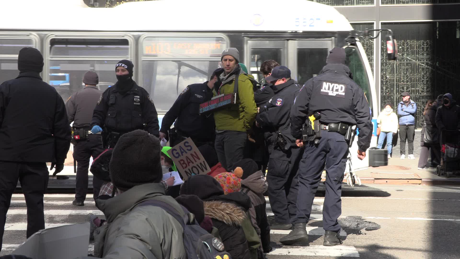 NYC: Housing and climate activists arrested