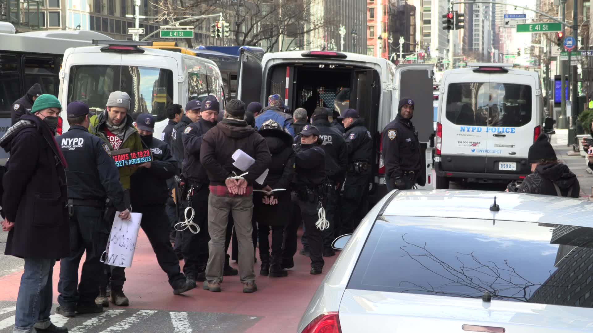 NYC: Housing and climate activists arrested