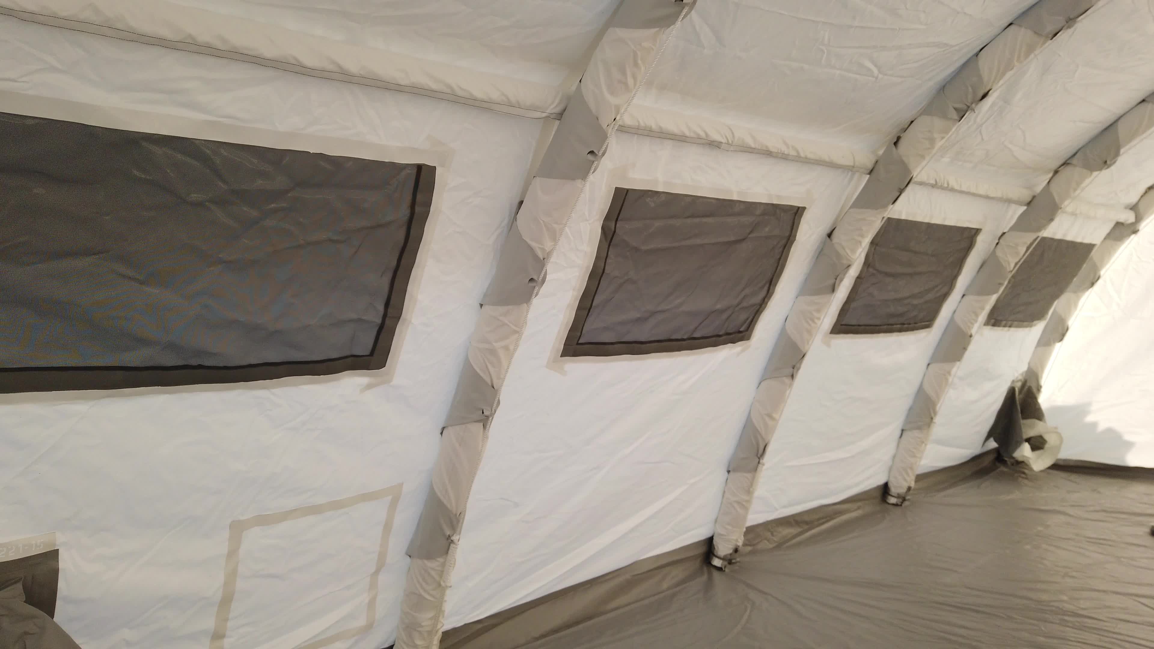 Tent Camp in Solomonovo industrial park