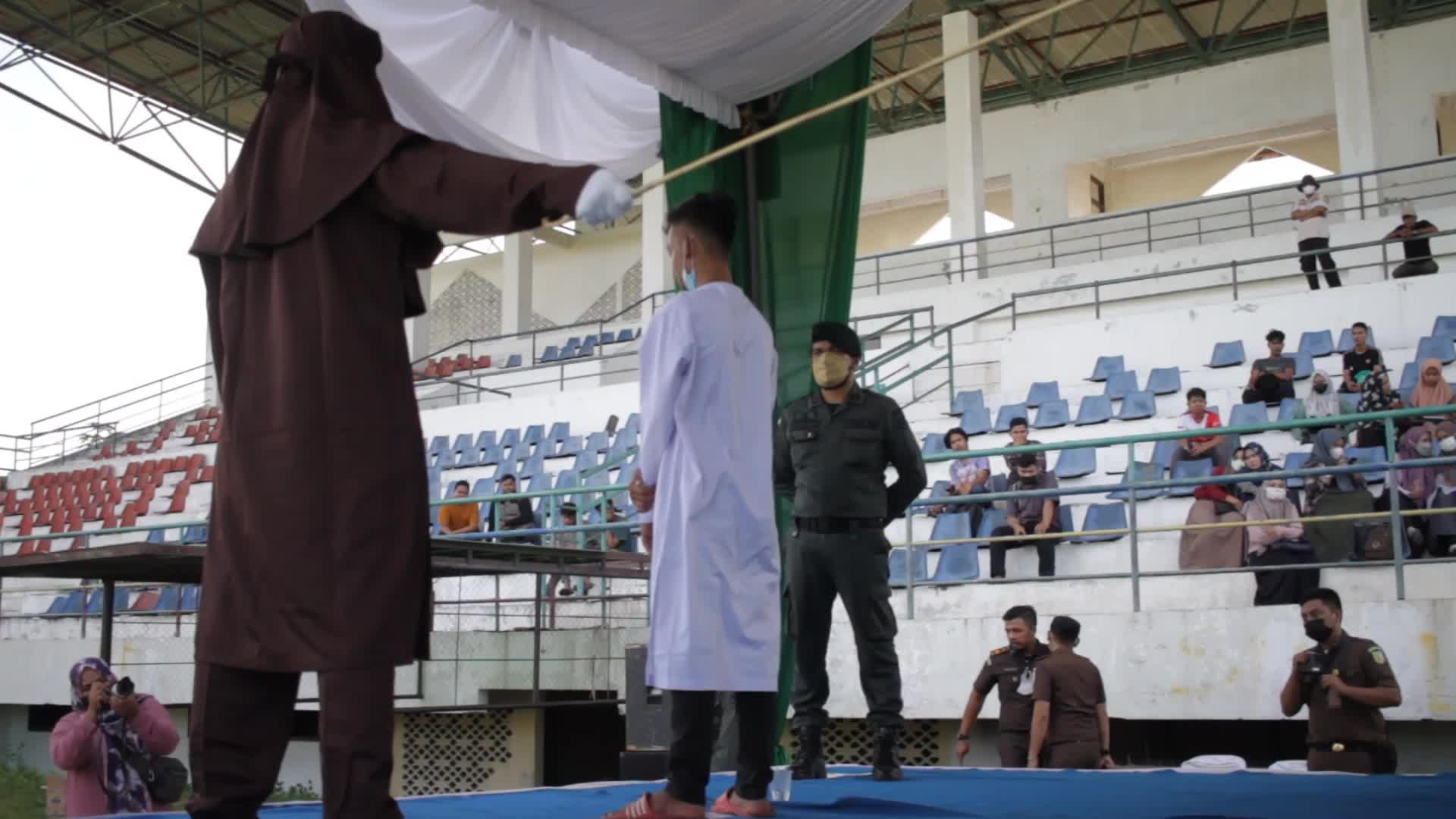 Violators of Sharia Law Caned in Aceh