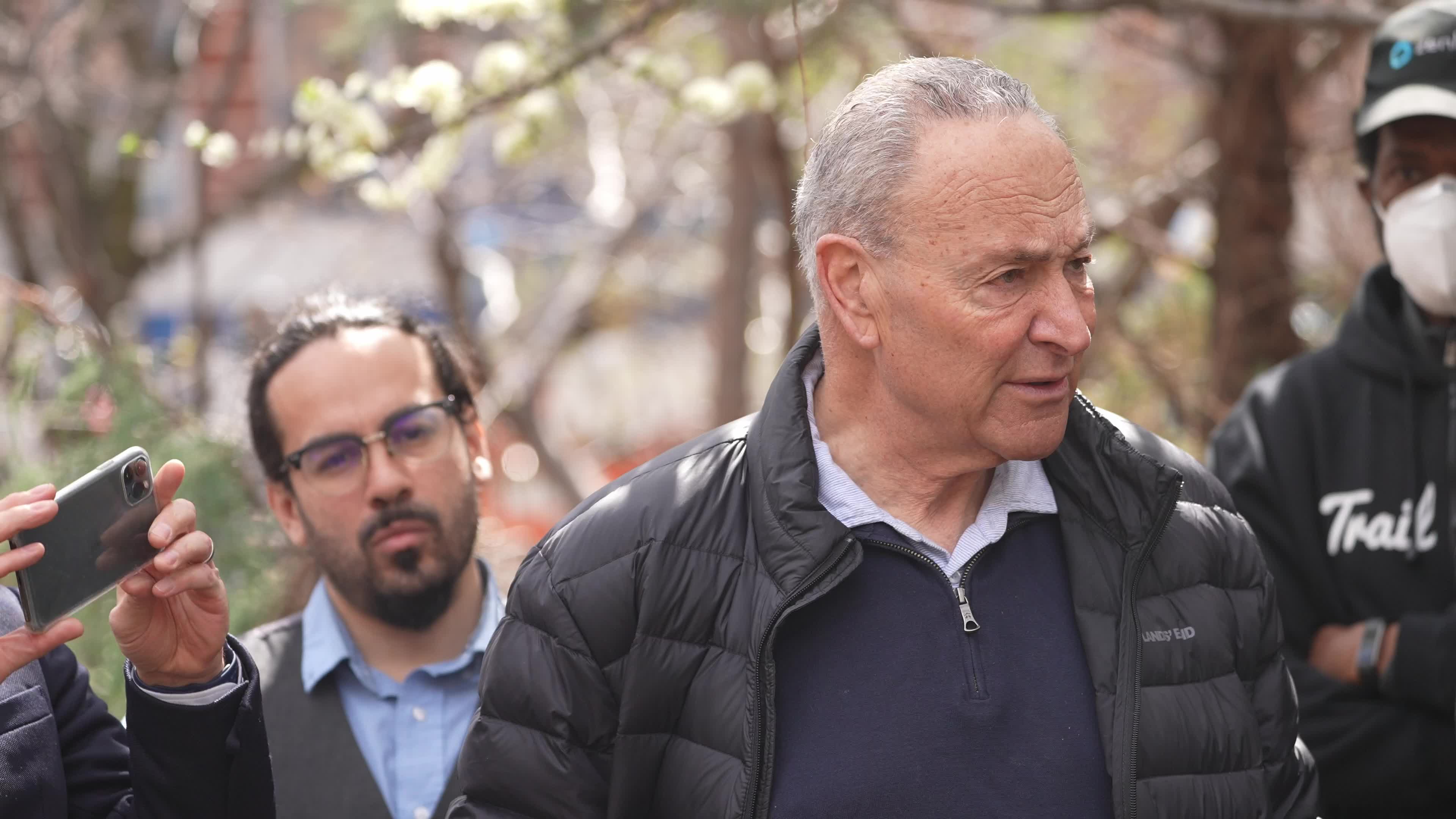 US Senator Chuck Schumer visits La Plaza Cultural