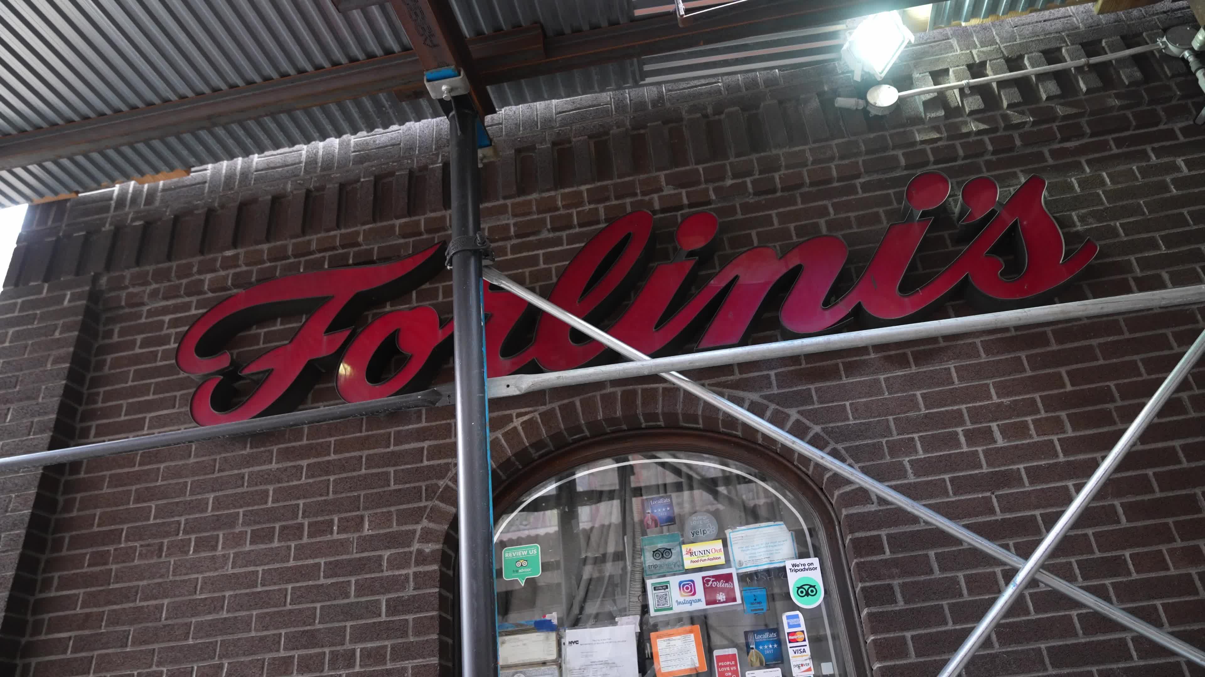“Forlini’s has officially closed,” 