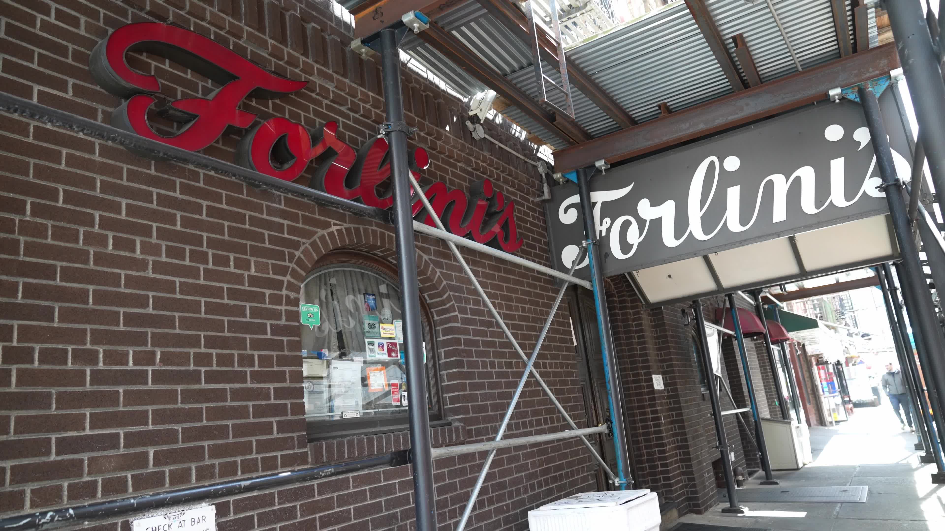 “Forlini’s has officially closed,” 