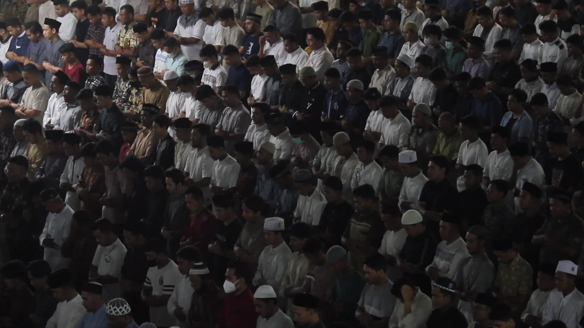 First Tarawih Prayer In Aceh