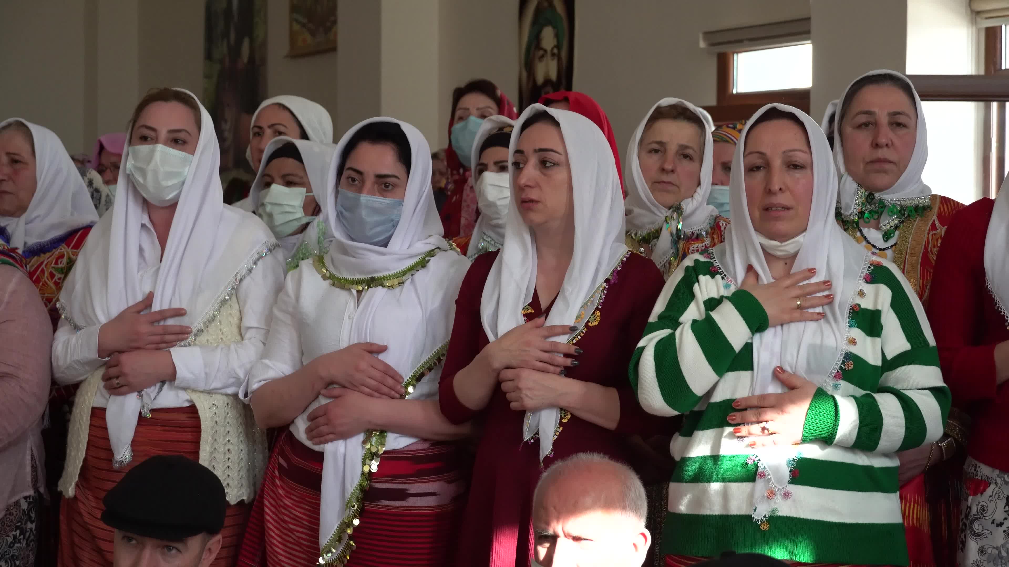 Anatolian Alevi Muslims celebrate arrival of Spring Newroz at the Djemevi, Izmir, Turkey 