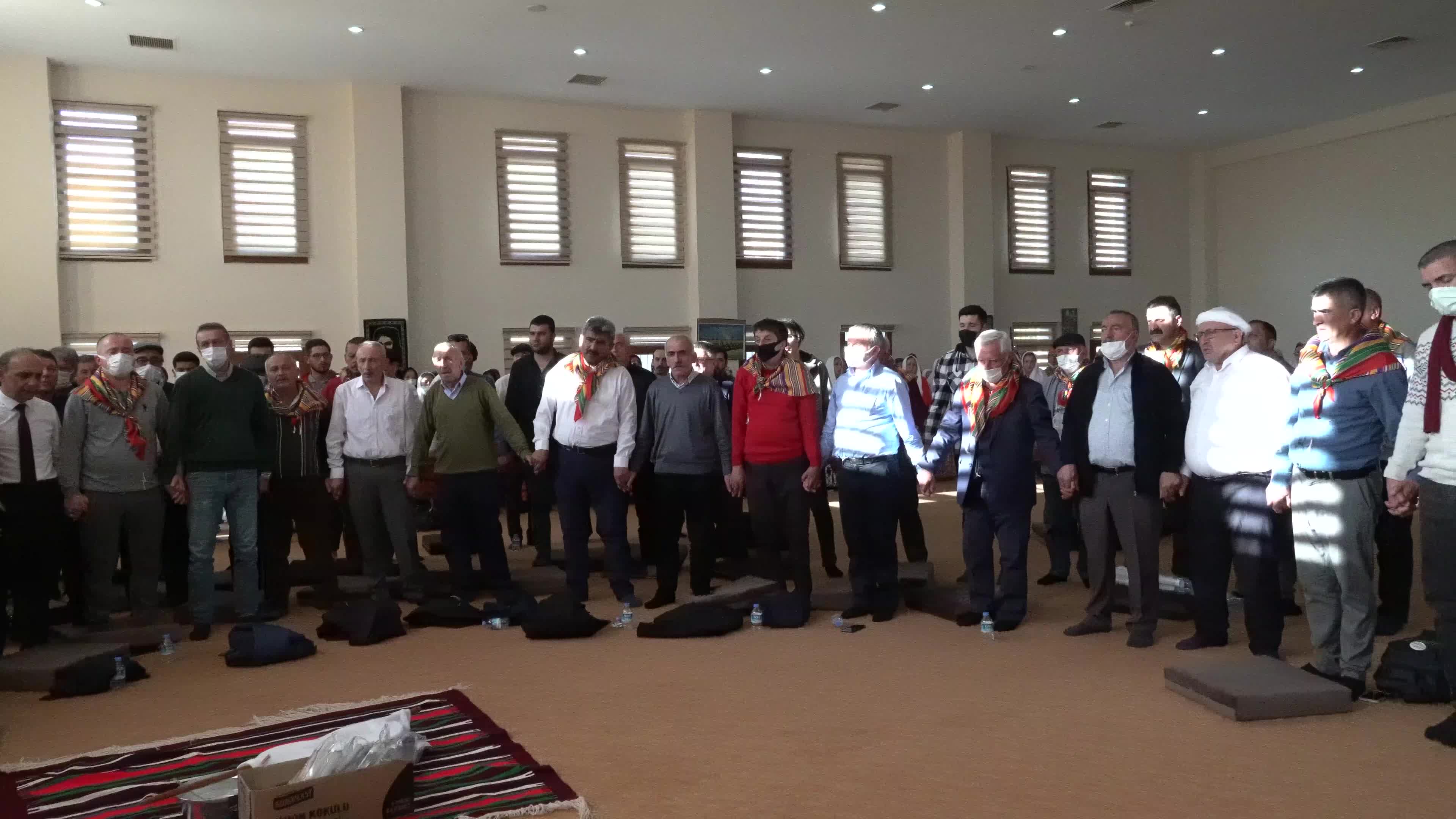 Anatolian Alevi Muslims celebrate arrival of Spring Newroz at the Djemevi, Izmir, Turkey 