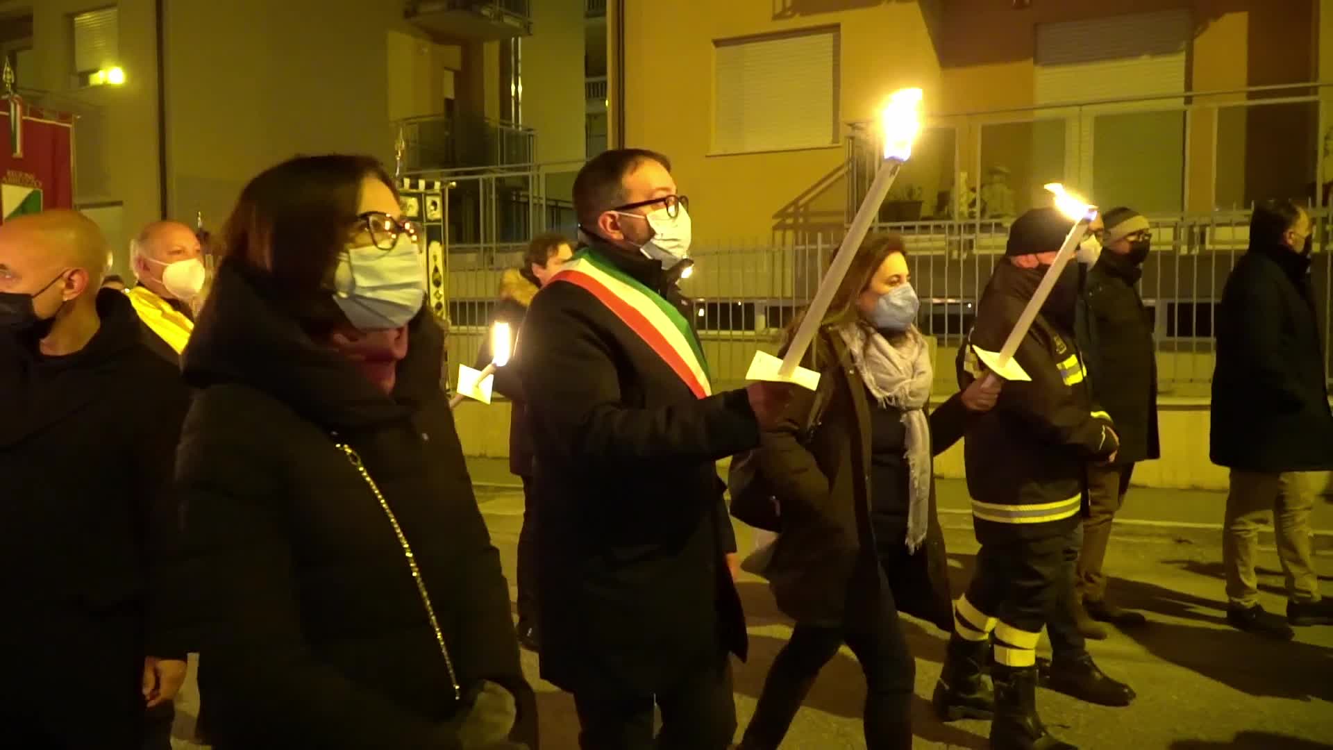Earthquake commemoration in L'Aquila, Italy 