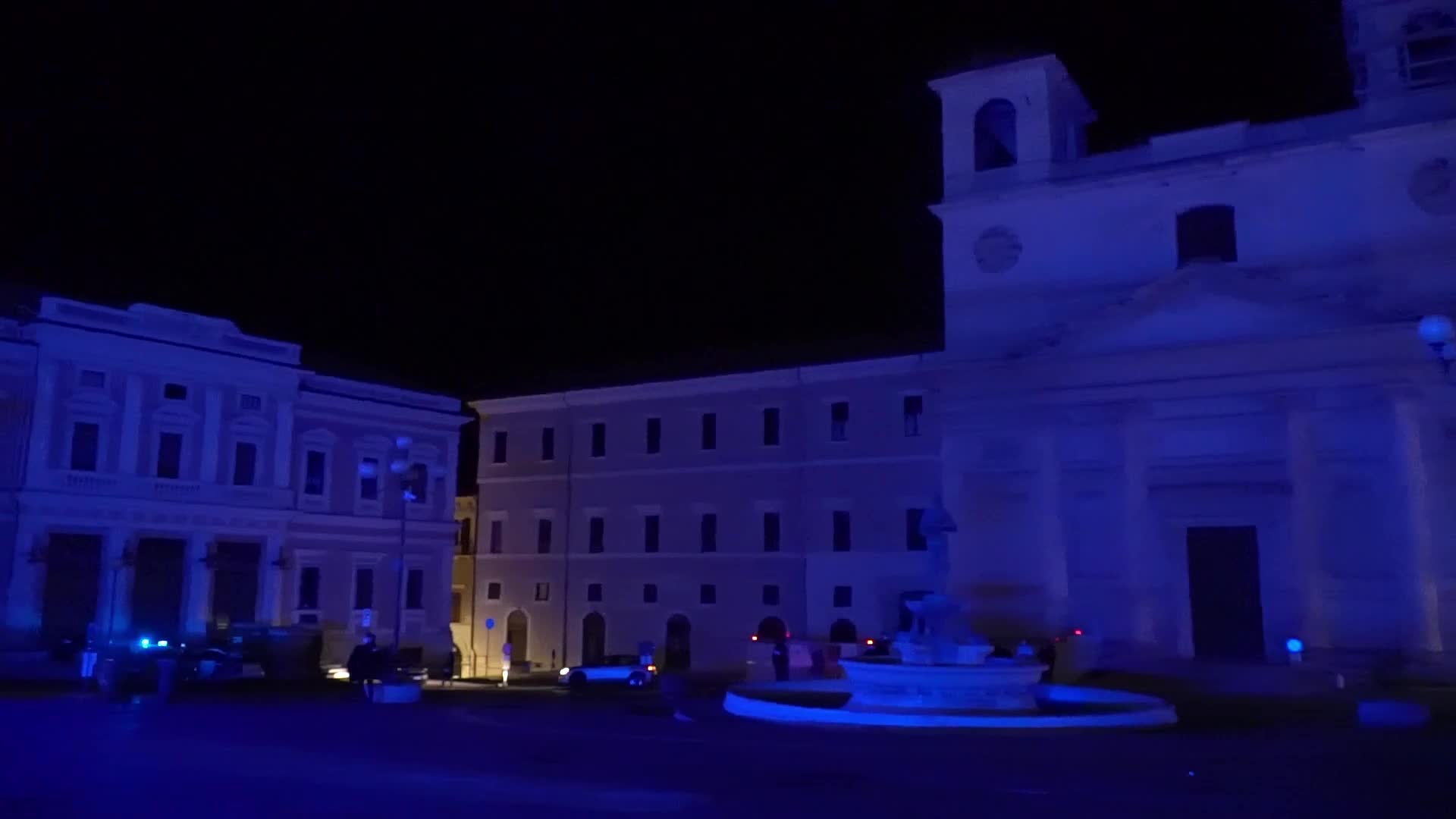 Earthquake commemoration in L'Aquila, Italy 