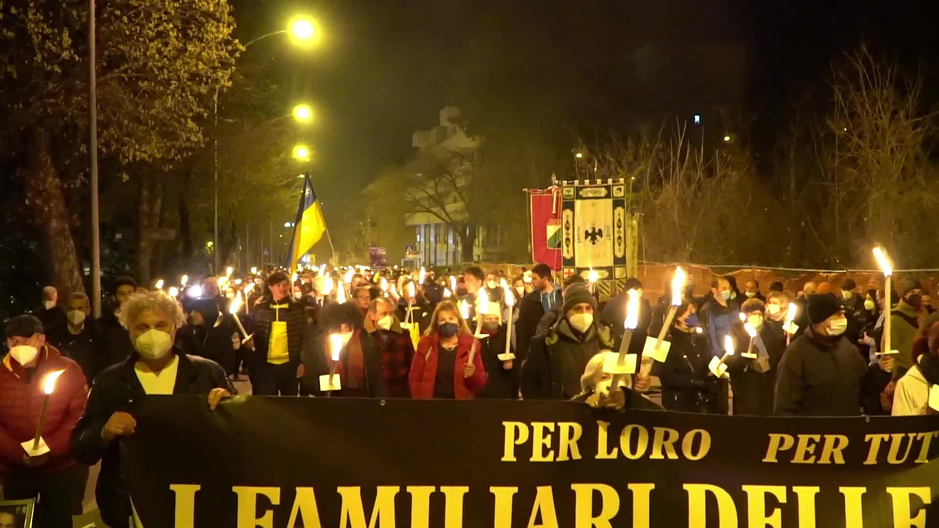 Earthquake commemoration in L'Aquila, Italy 