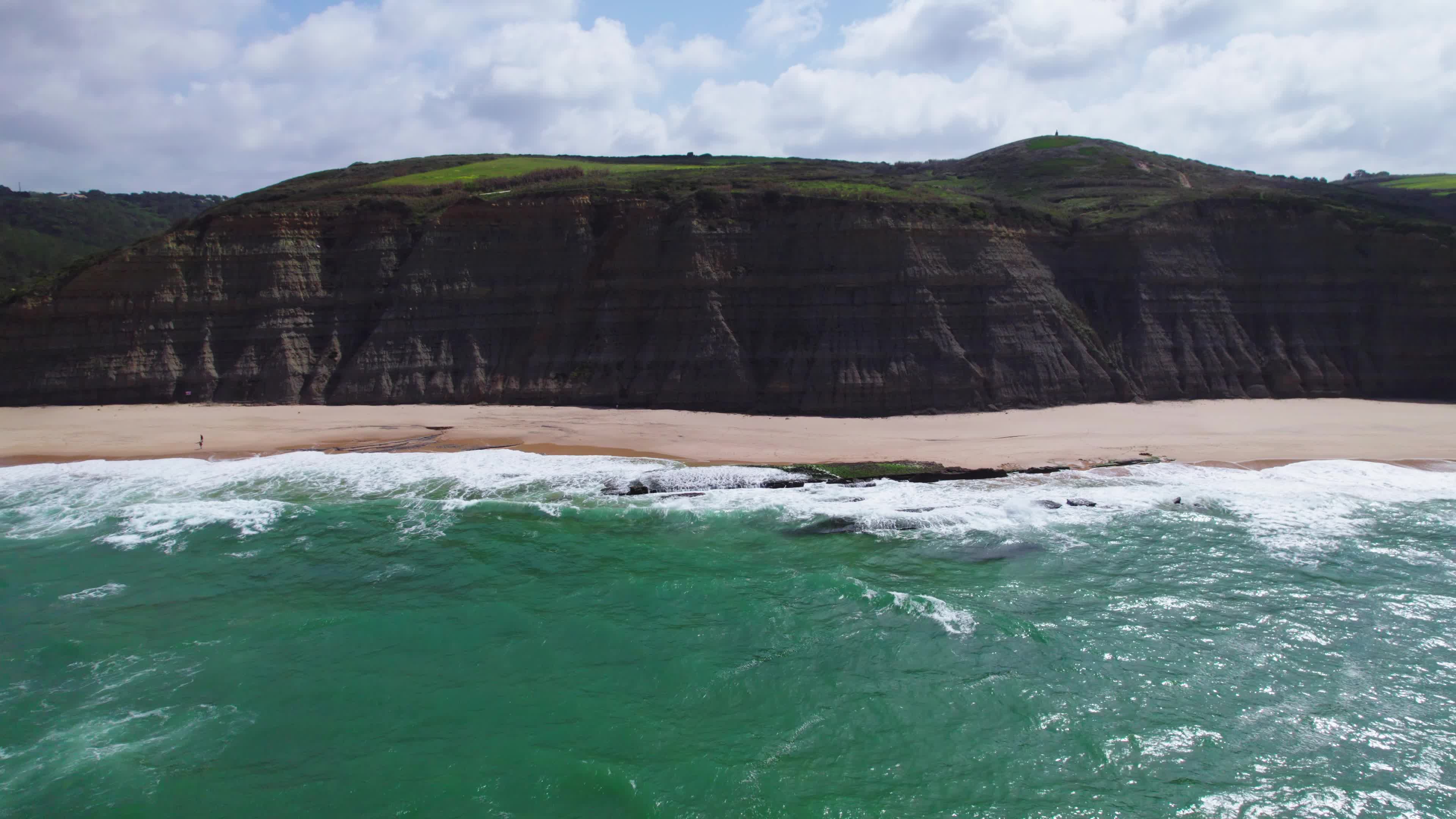 Drone View of Praia do Magoito in Portugal