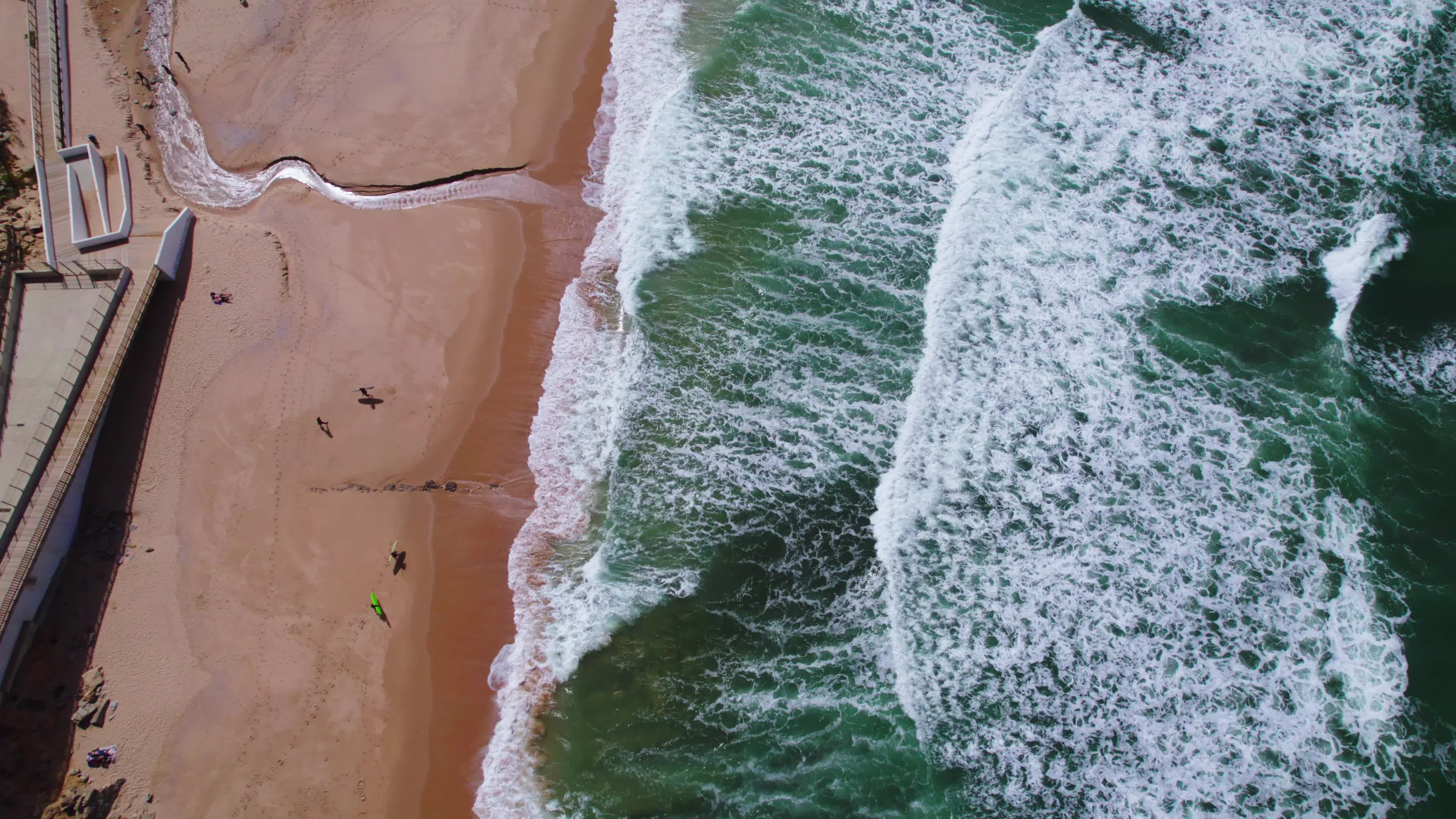 Drone View of Praia do Magoito in Portugal