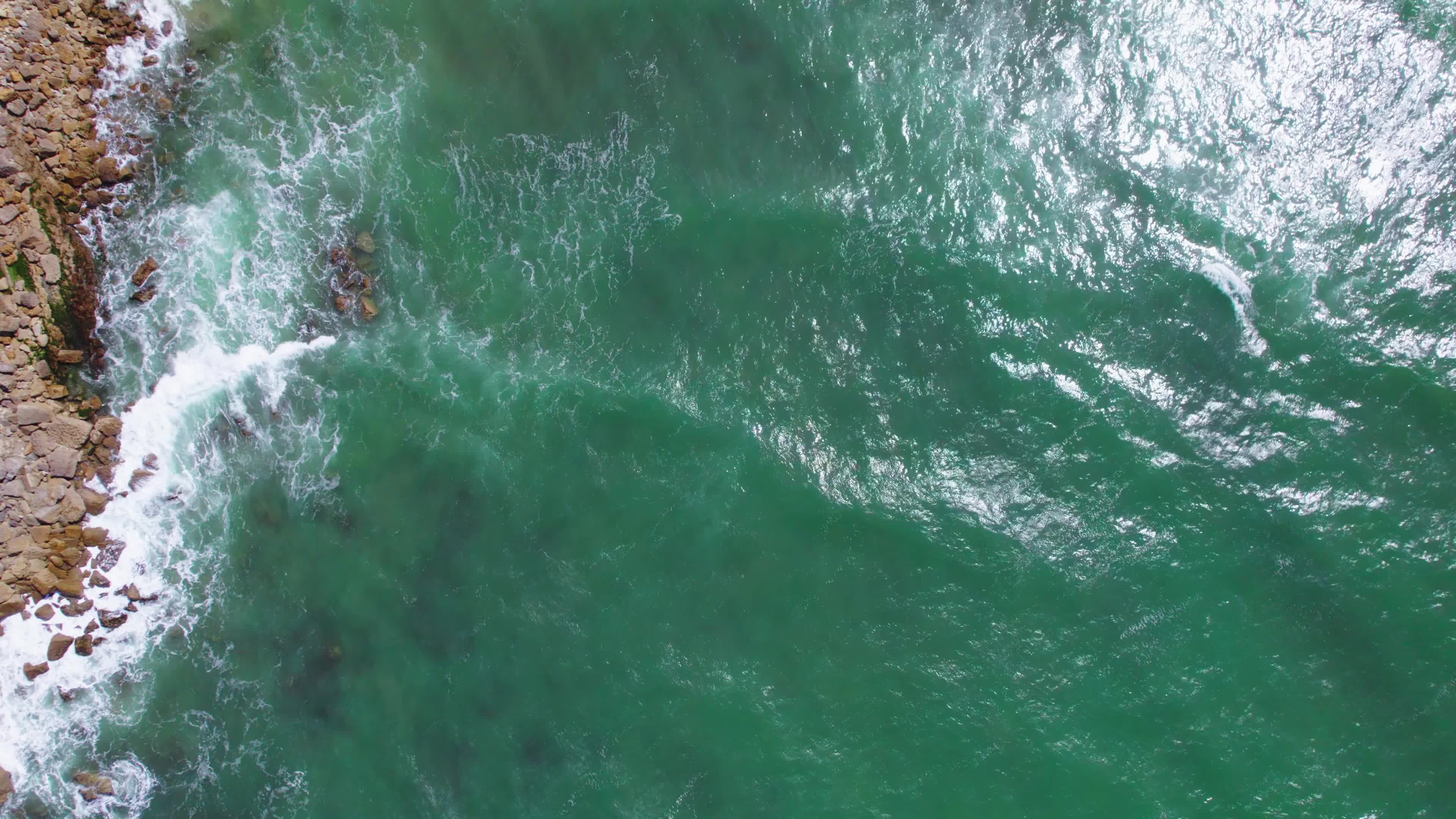 Drone View of Praia do Magoito in Portugal