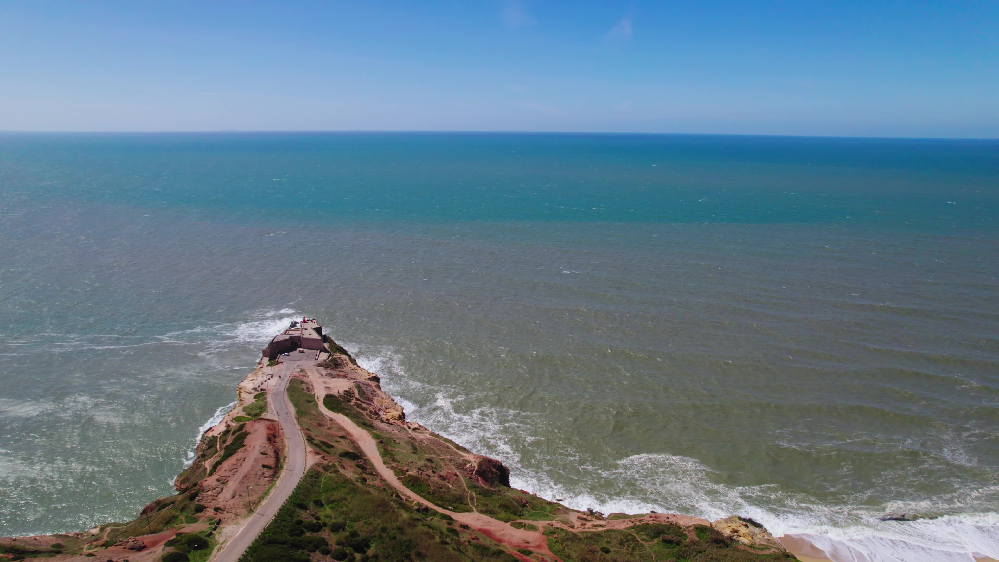 Drone View of Nazaré, The Iconic Surfing Hotspot