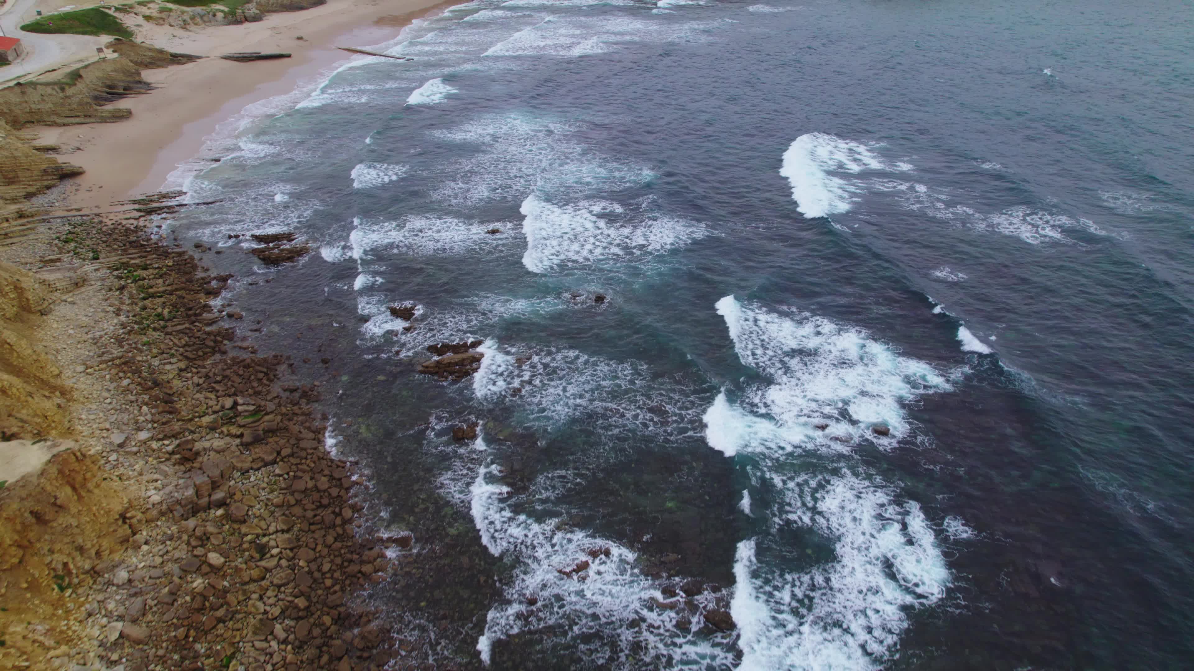 Drone View of Papôa, Peniche, Portugal
