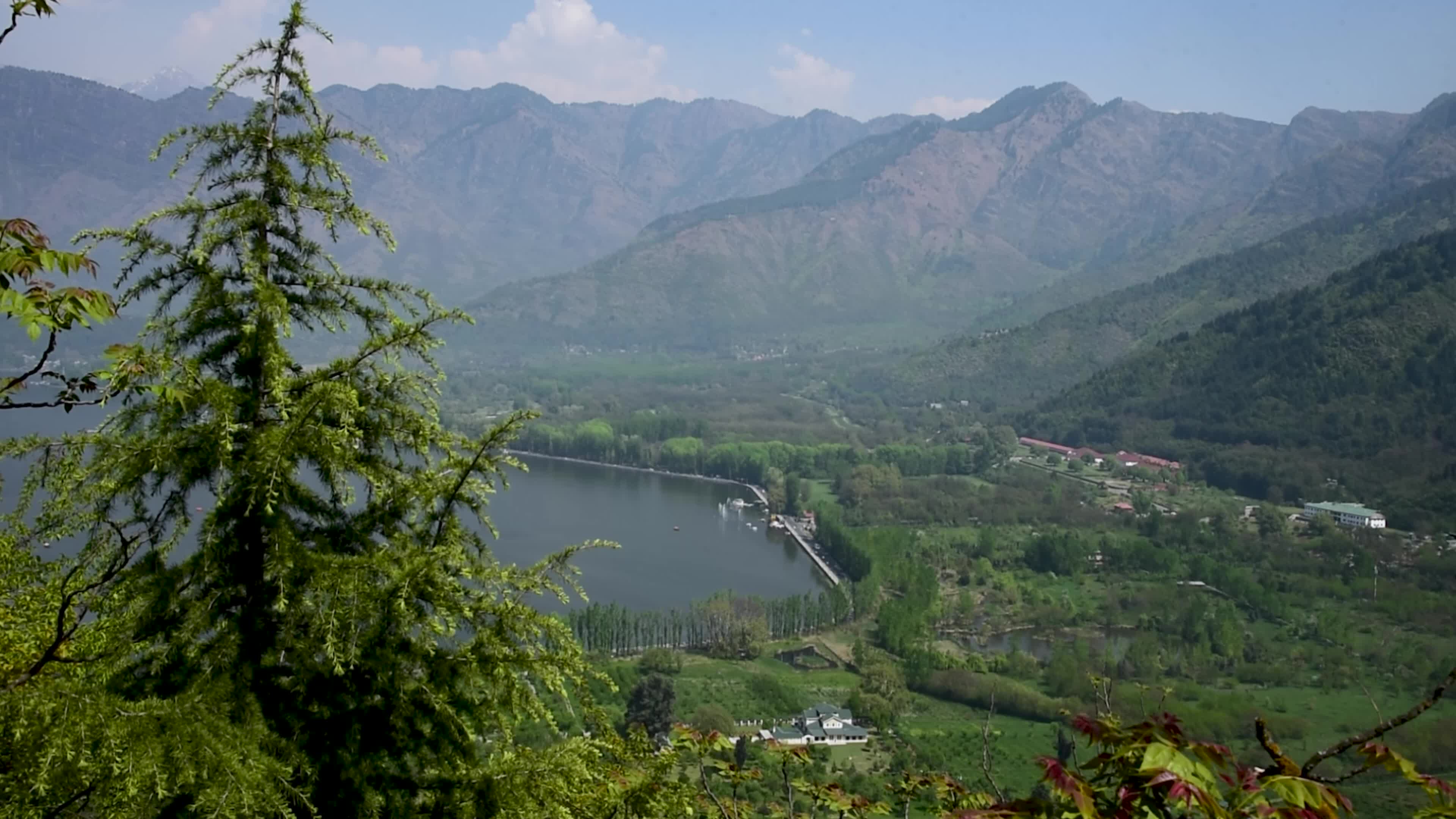 Sunny day in Srinagar, Indian administered Kashmir.