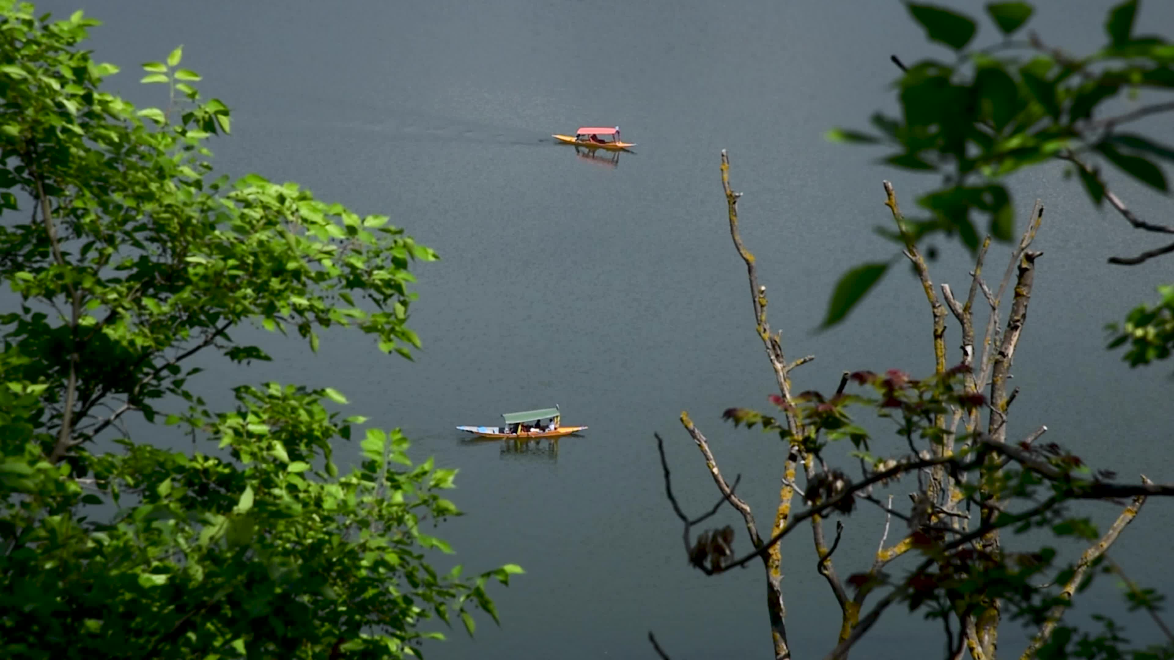 Sunny day in Srinagar, Indian administered Kashmir.