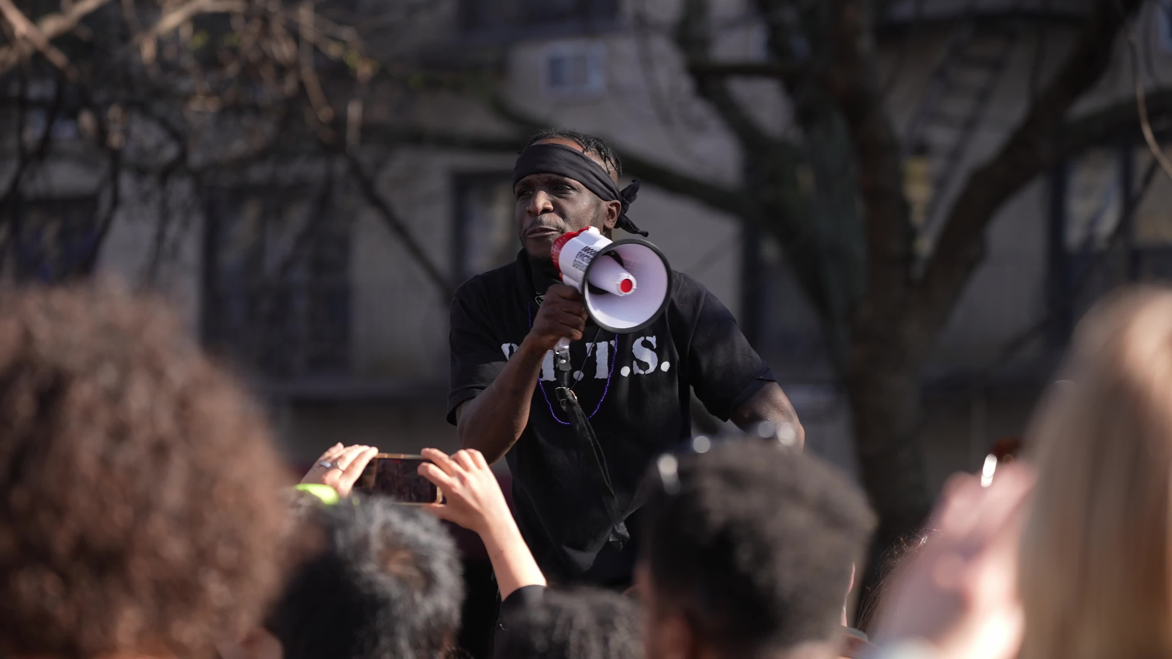 Protesters condemn "violent sweeps" of NYC homeless encampments