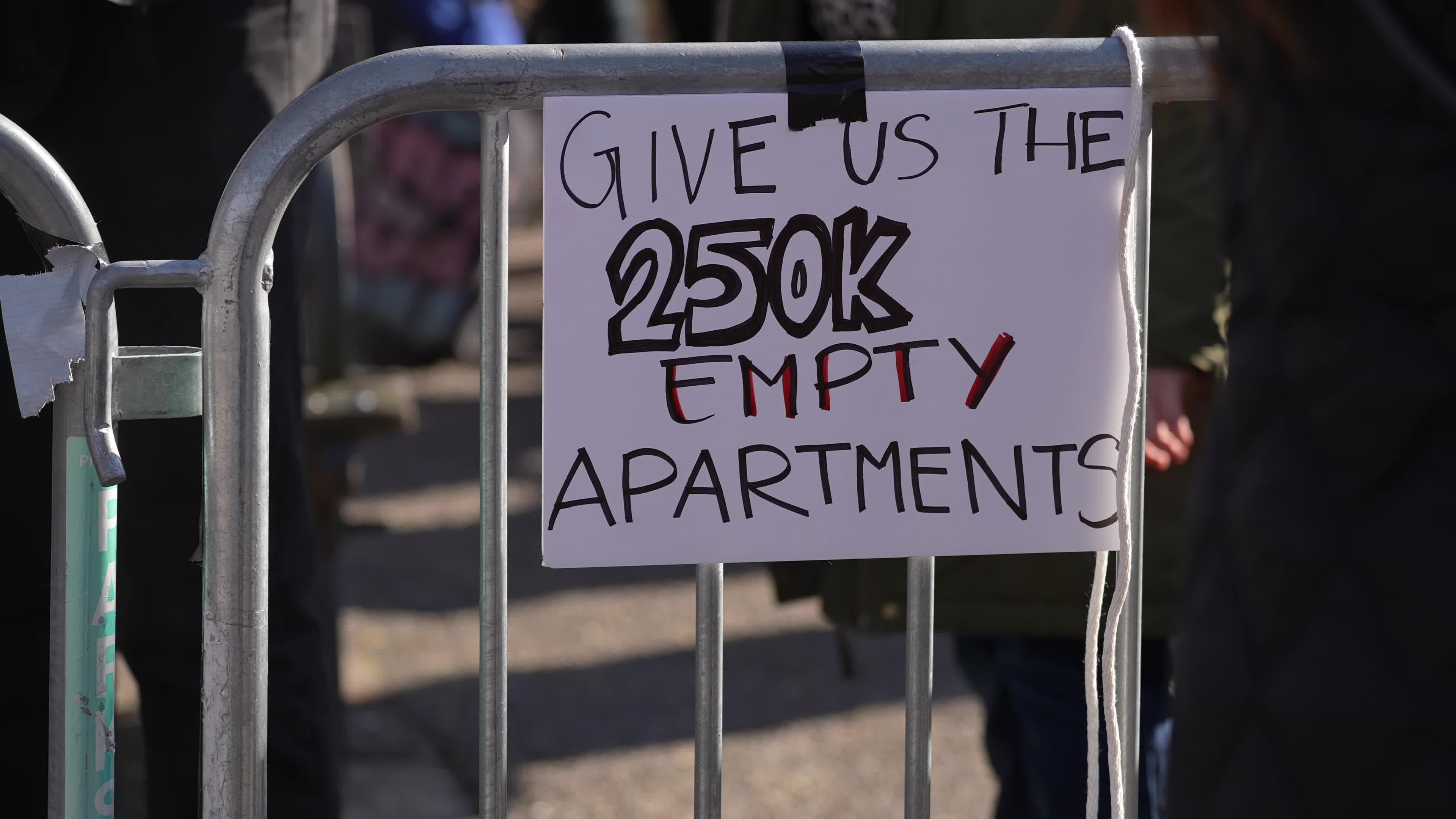 Protesters condemn "violent sweeps" of NYC homeless encampments