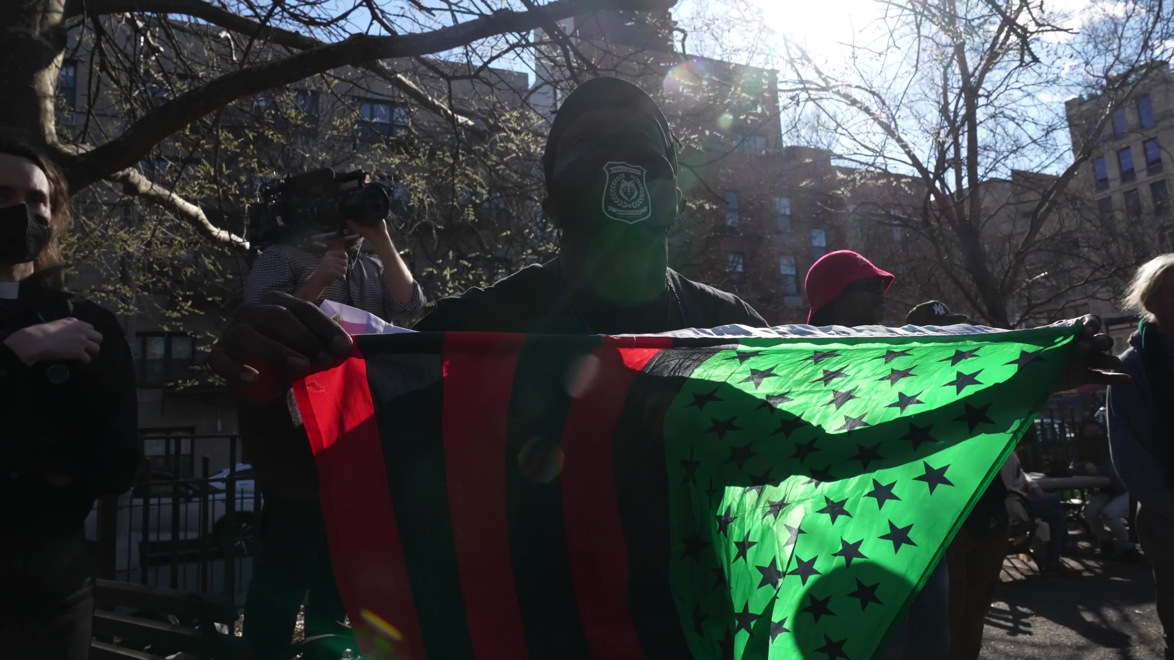 Protesters condemn "violent sweeps" of NYC homeless encampments