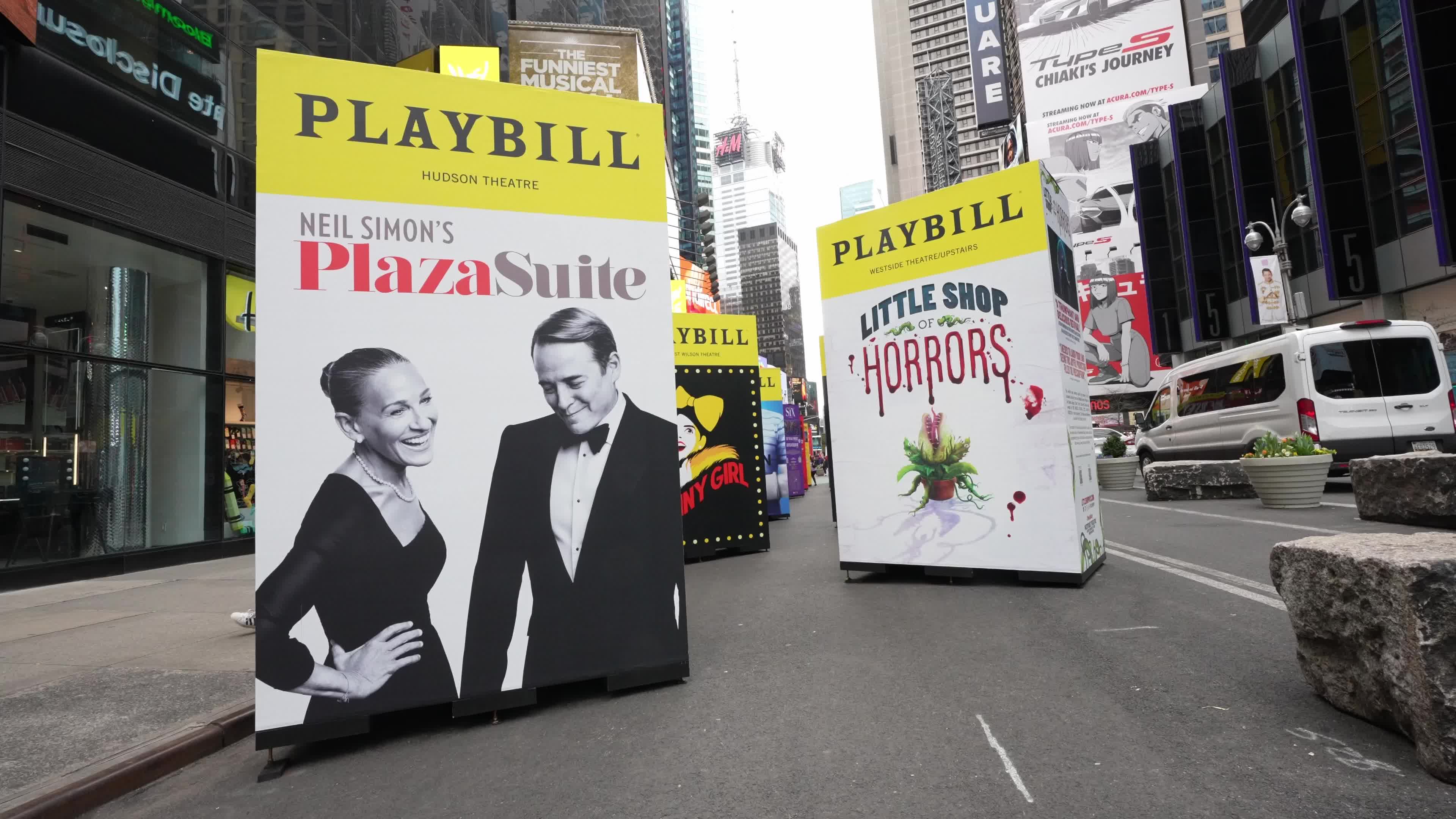 Times Square Alliance Playbill Grand Gallery