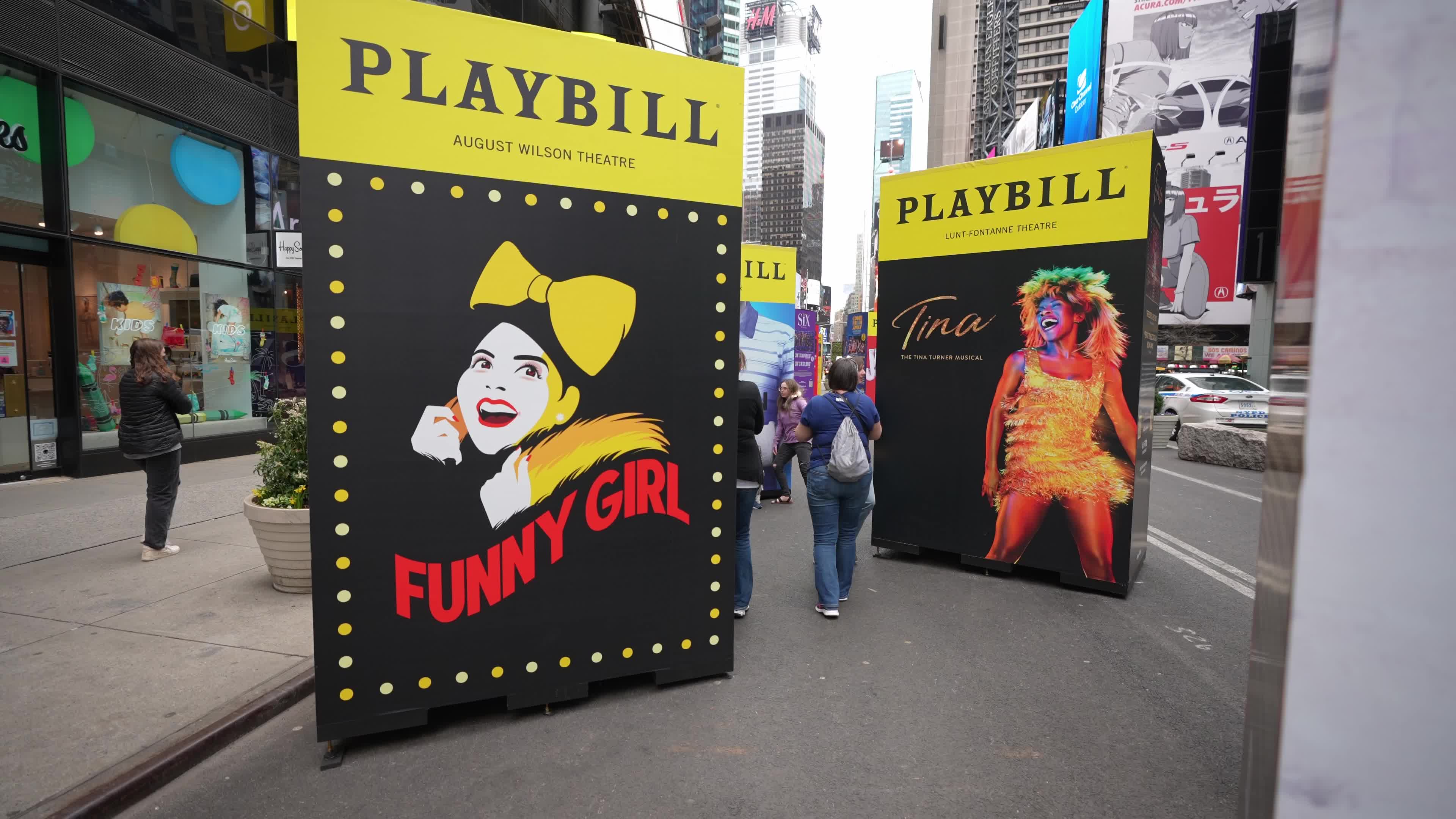 Times Square Alliance Playbill Grand Gallery