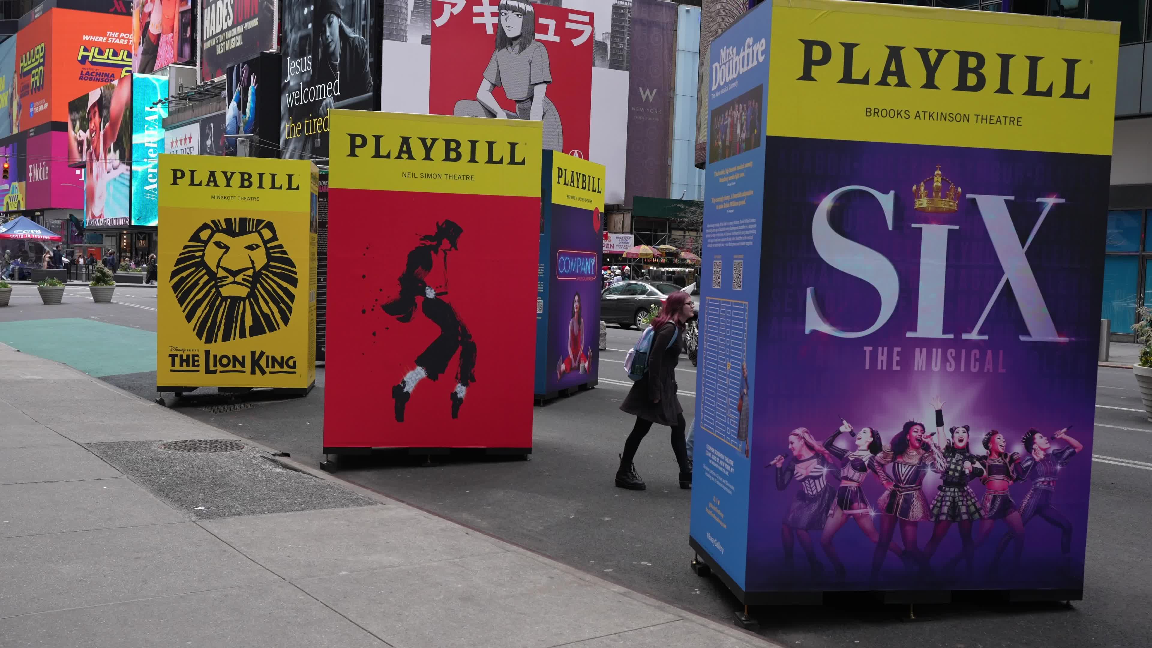 Times Square Alliance Playbill Grand Gallery