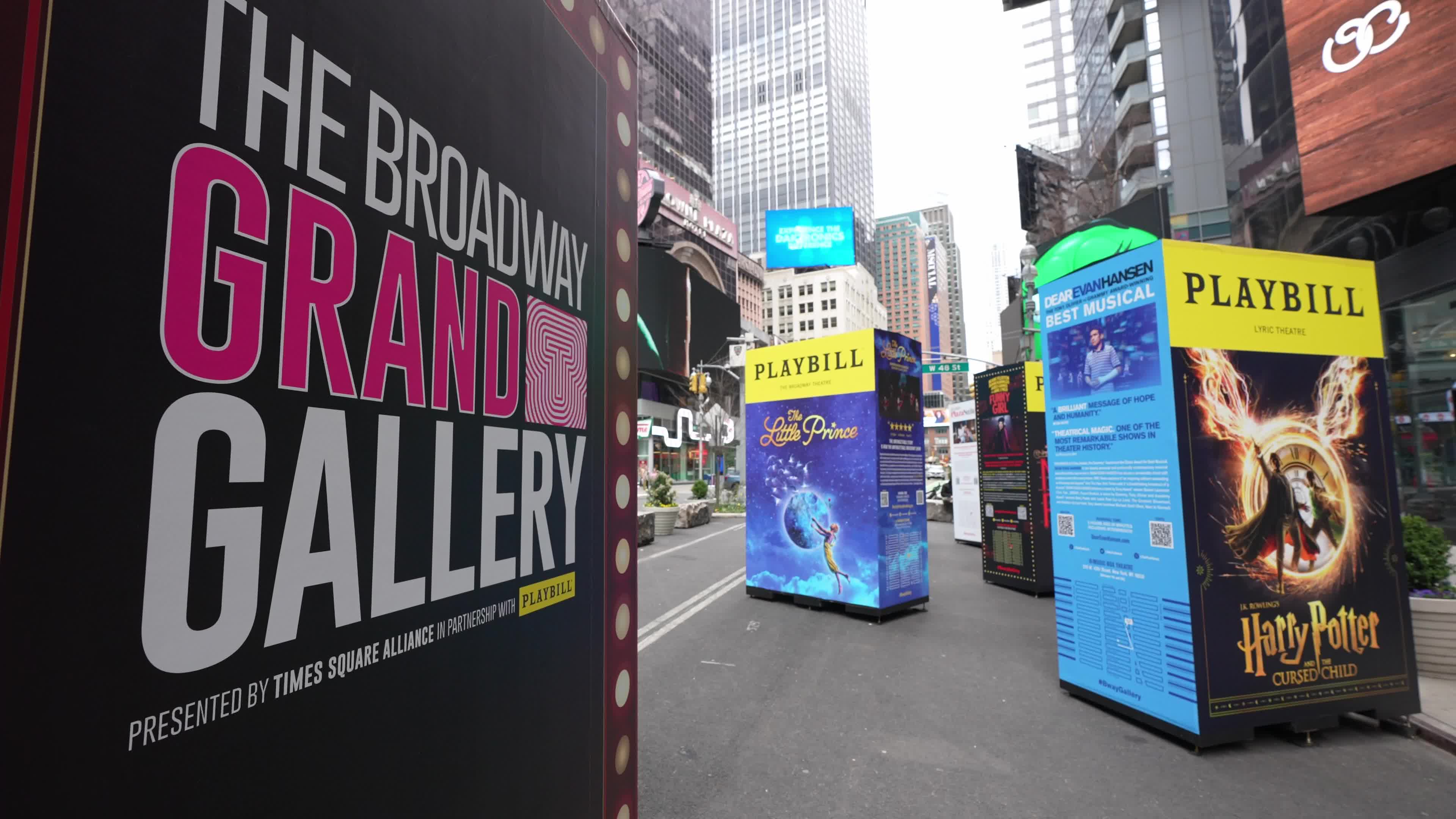 Times Square Alliance Playbill Grand Gallery