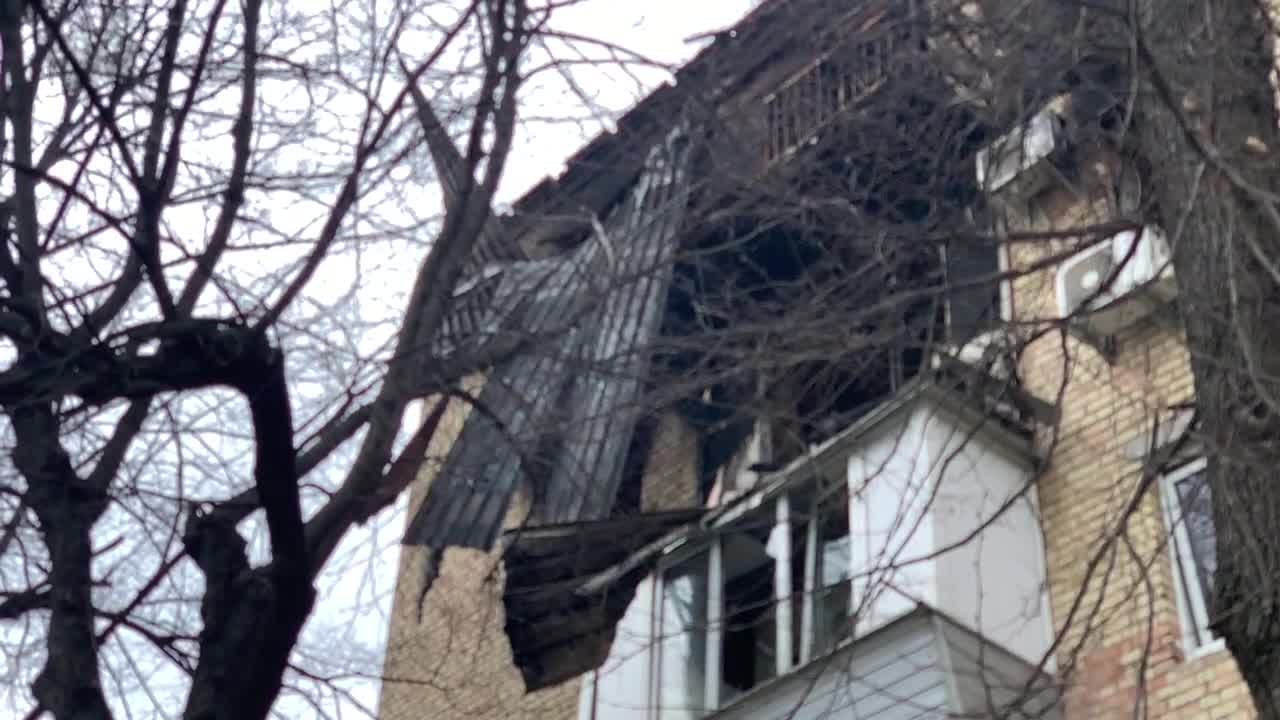 View of Borodyanka, Ukraine After Russian Invasion