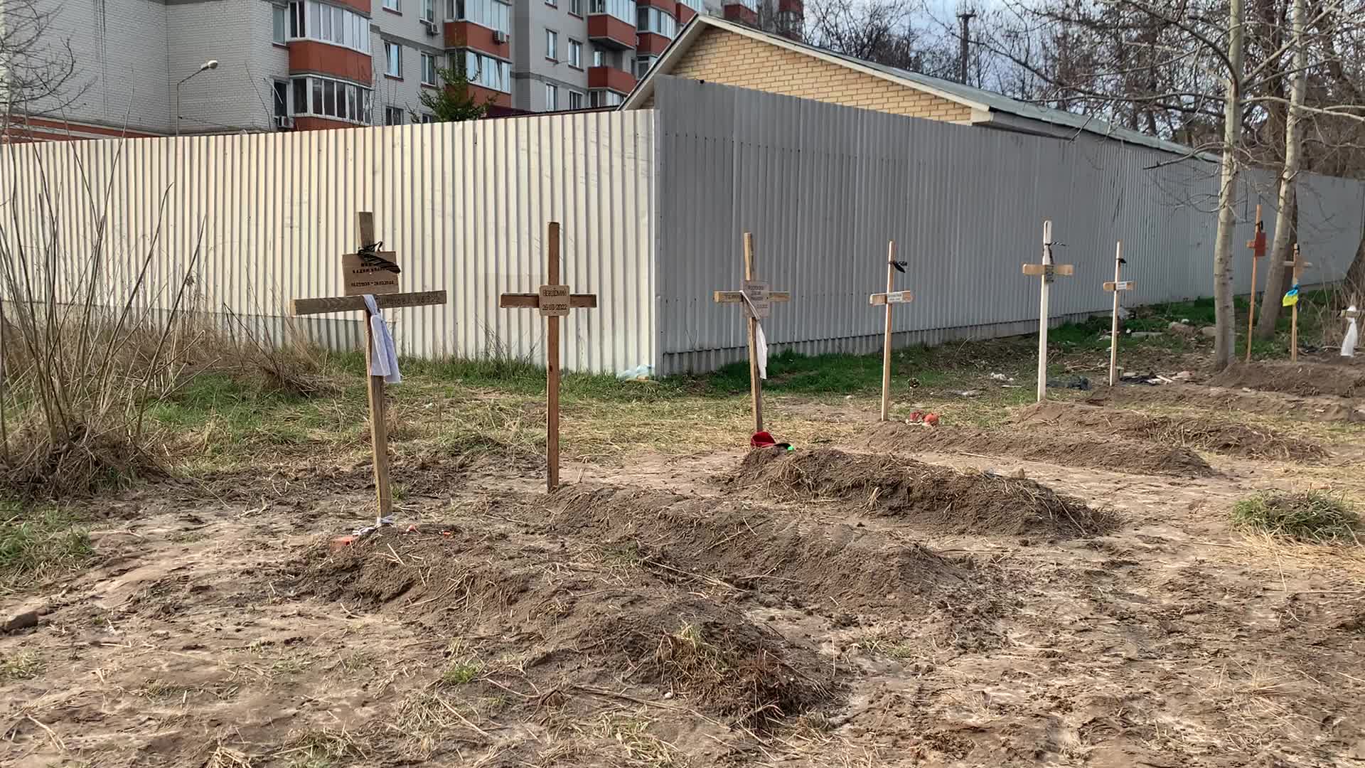 Russian Retreat From Bucha Reveals Scores Of Civilian Deaths