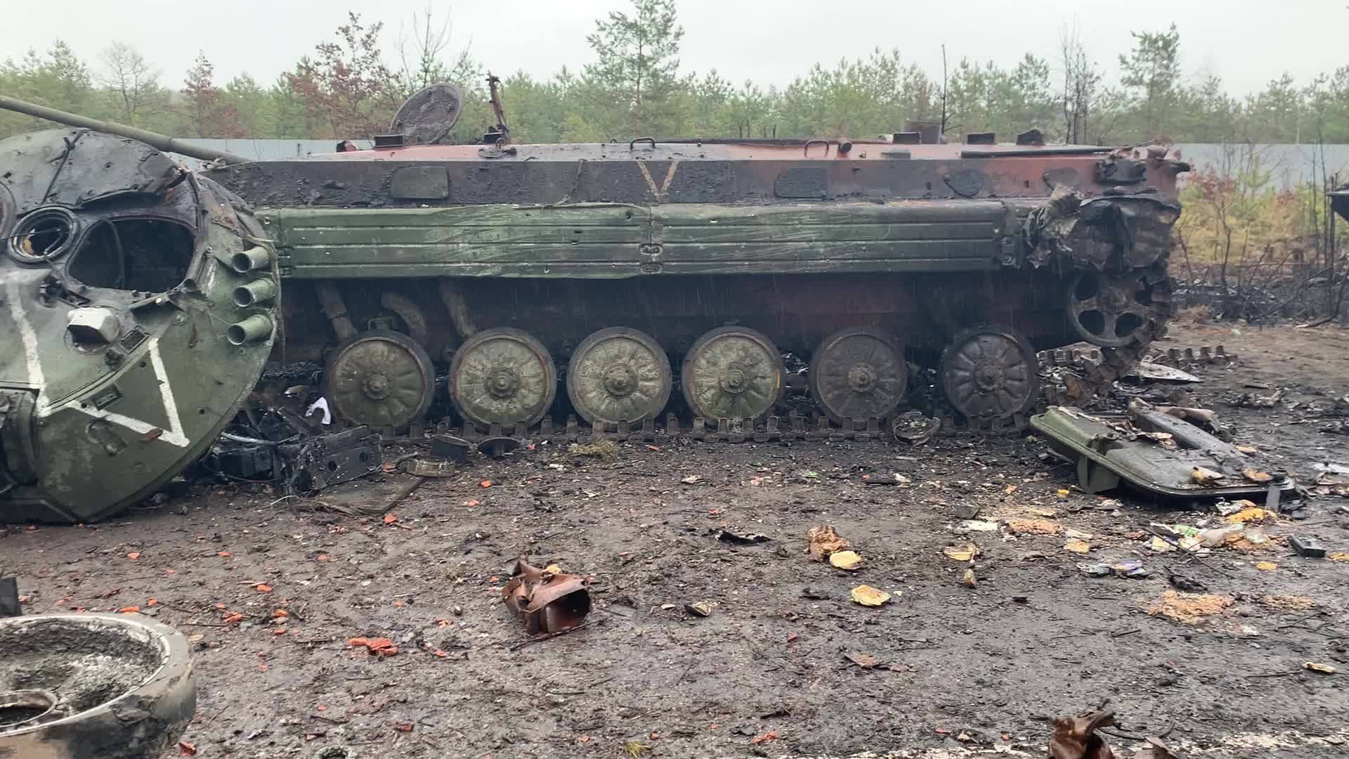 Situation In The Recaptured By The Ukrainian Army Bucha City Near Kyiv, Ukraine
