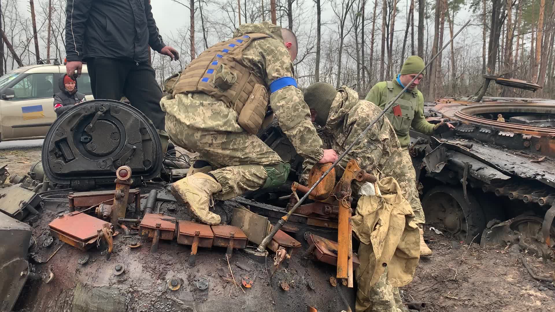 Situation In The Recaptured By The Ukrainian Army Bucha City Near Kyiv, Ukraine