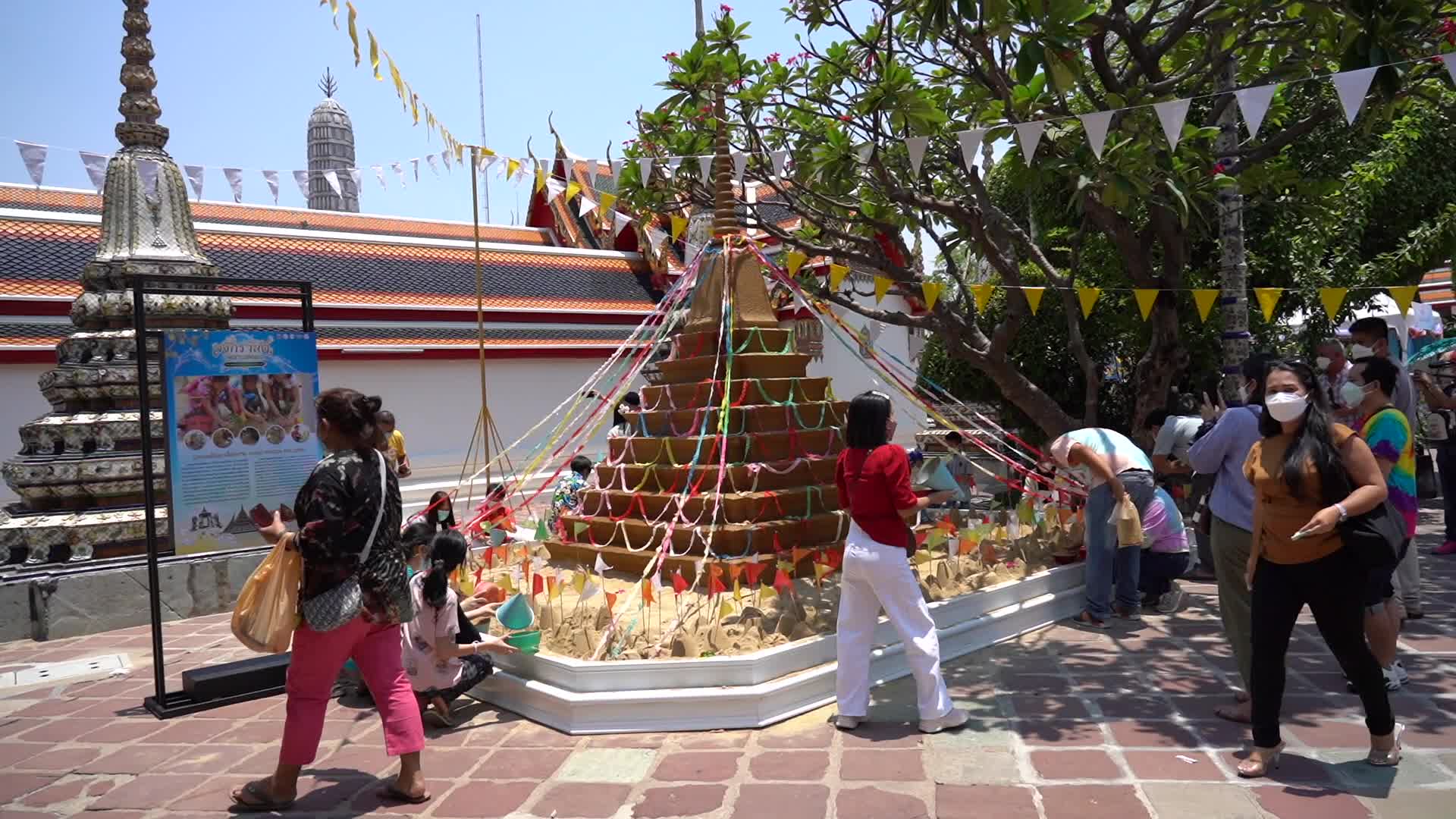 Songkran Traditional New Year Celebration Amid COVID-19.