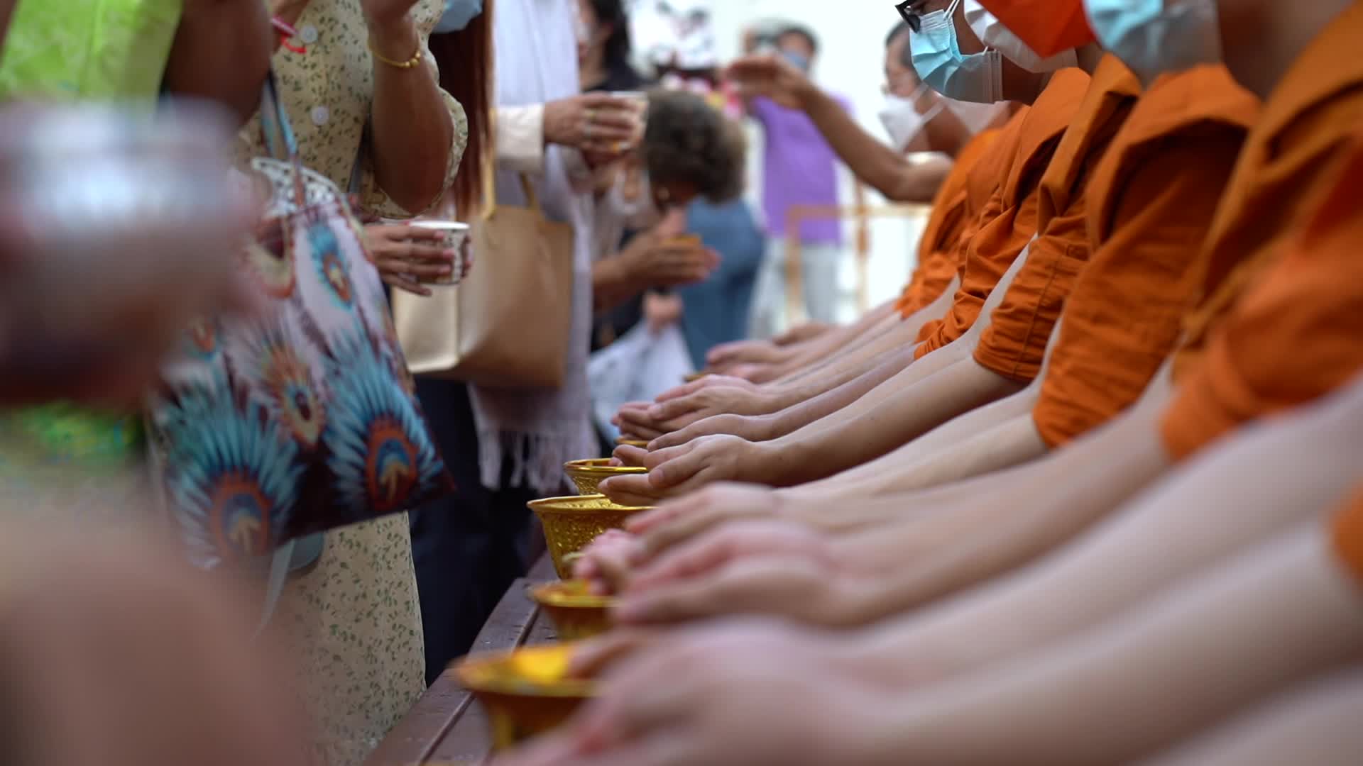 Songkran Traditional New Year Celebration Amid COVID-19.