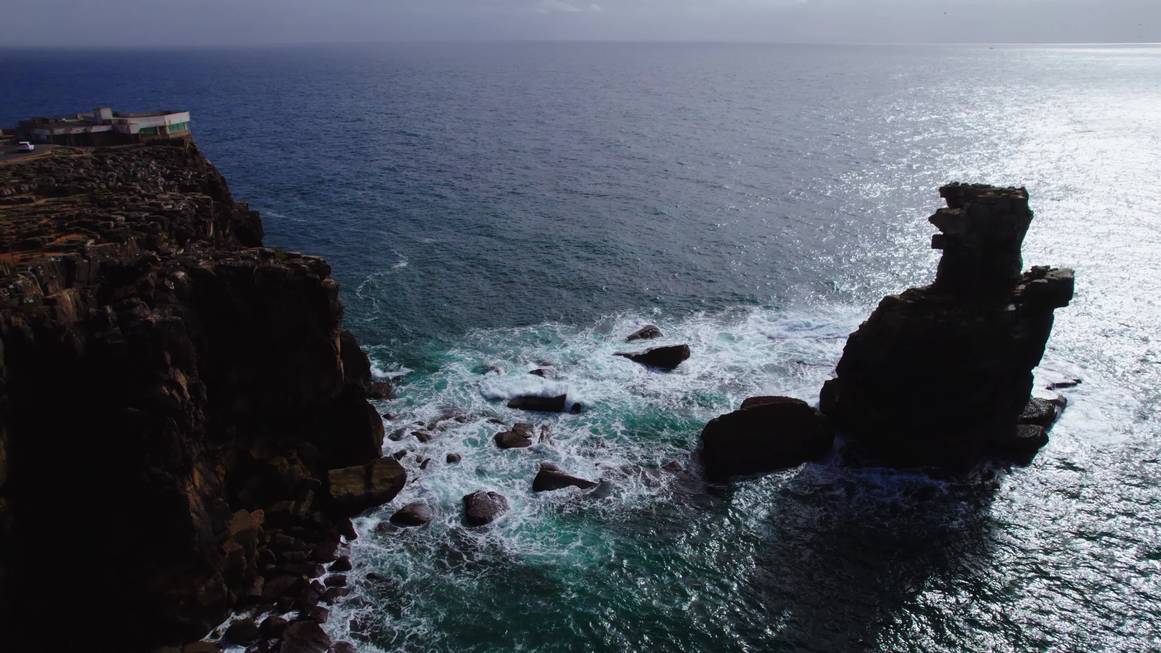 Drone View of Cabo Carvoeiro, Peniche, Portugal