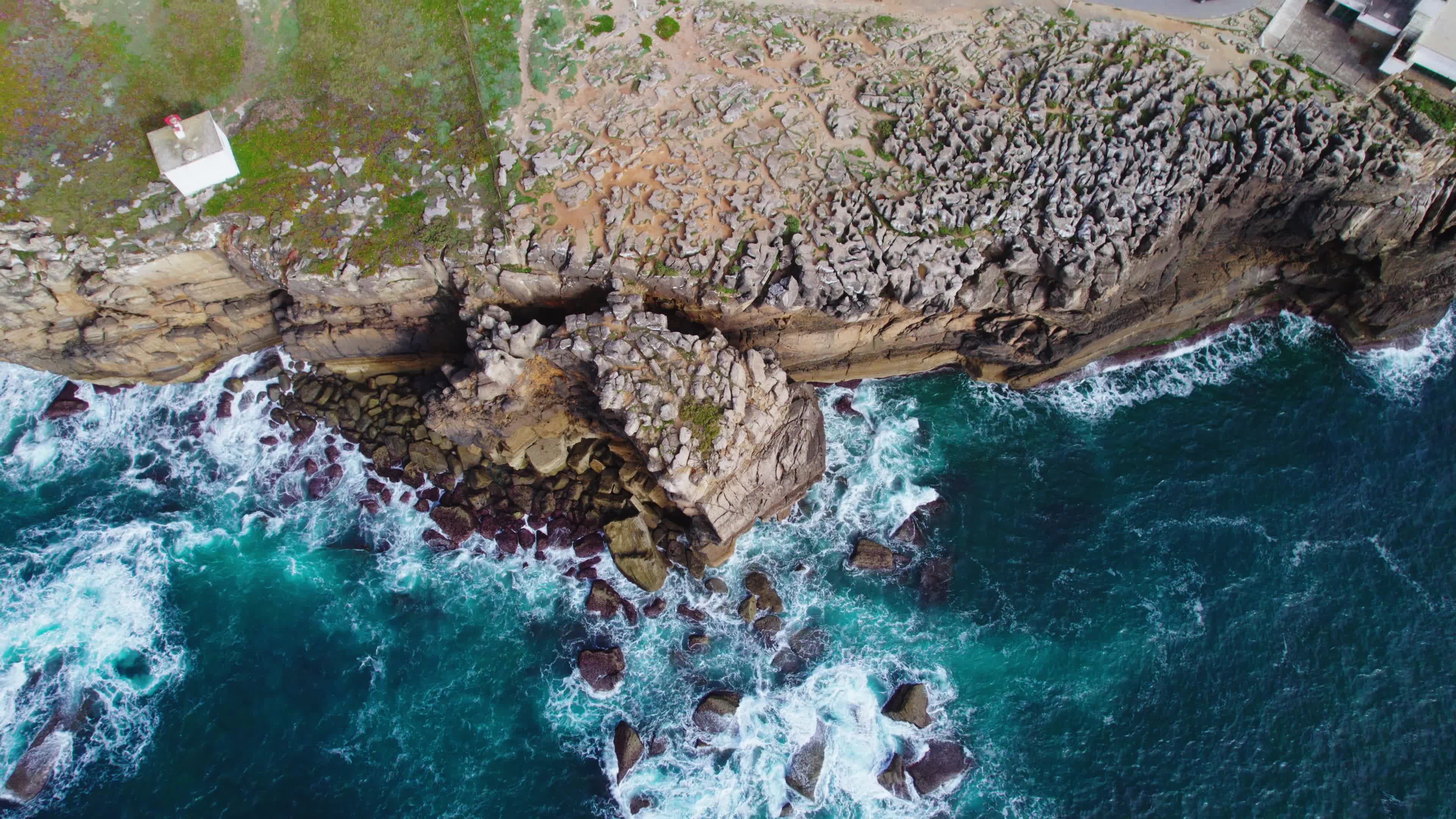 Drone View of Cabo Carvoeiro, Peniche, Portugal