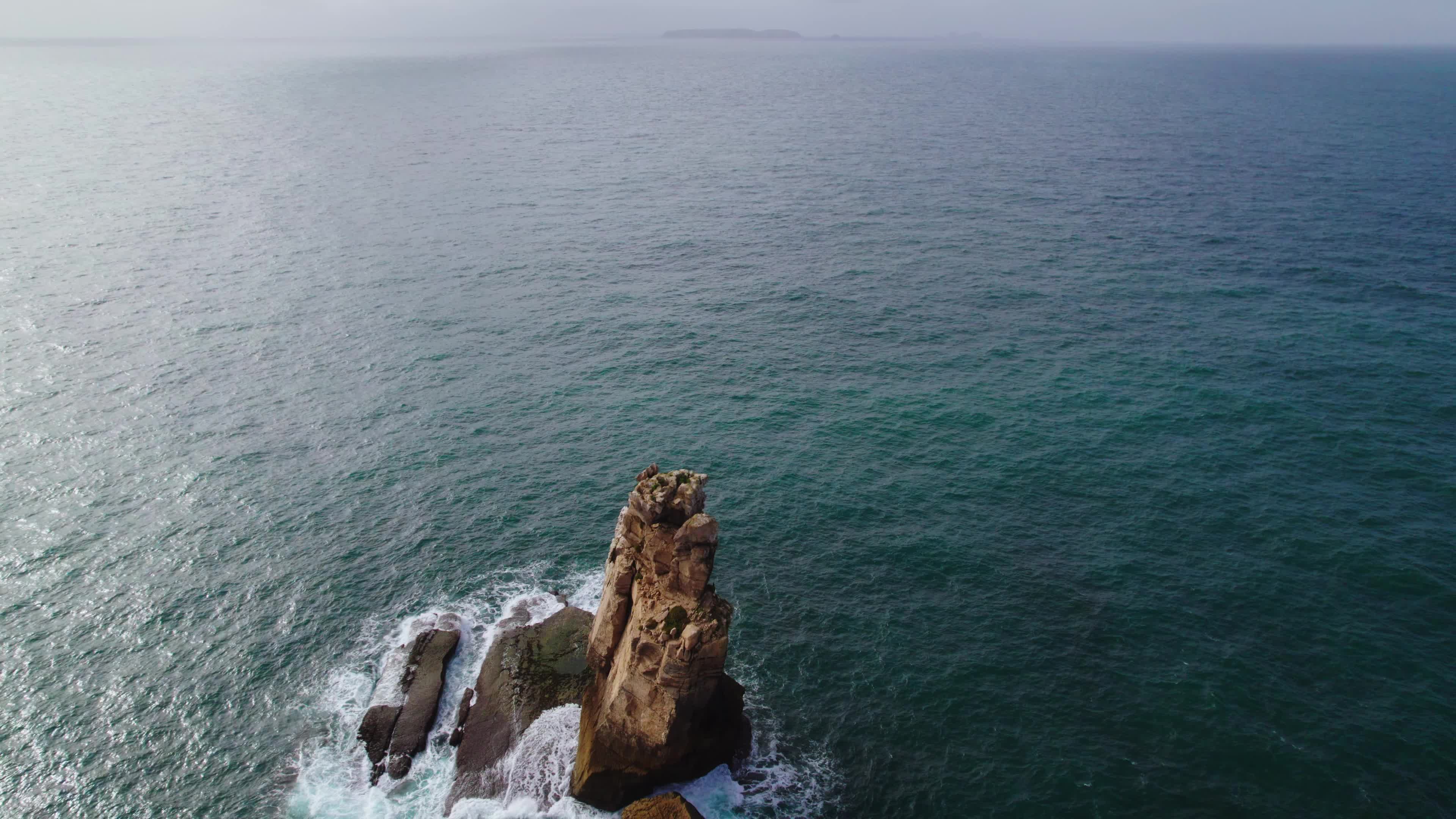 Drone View of Cabo Carvoeiro, Peniche, Portugal