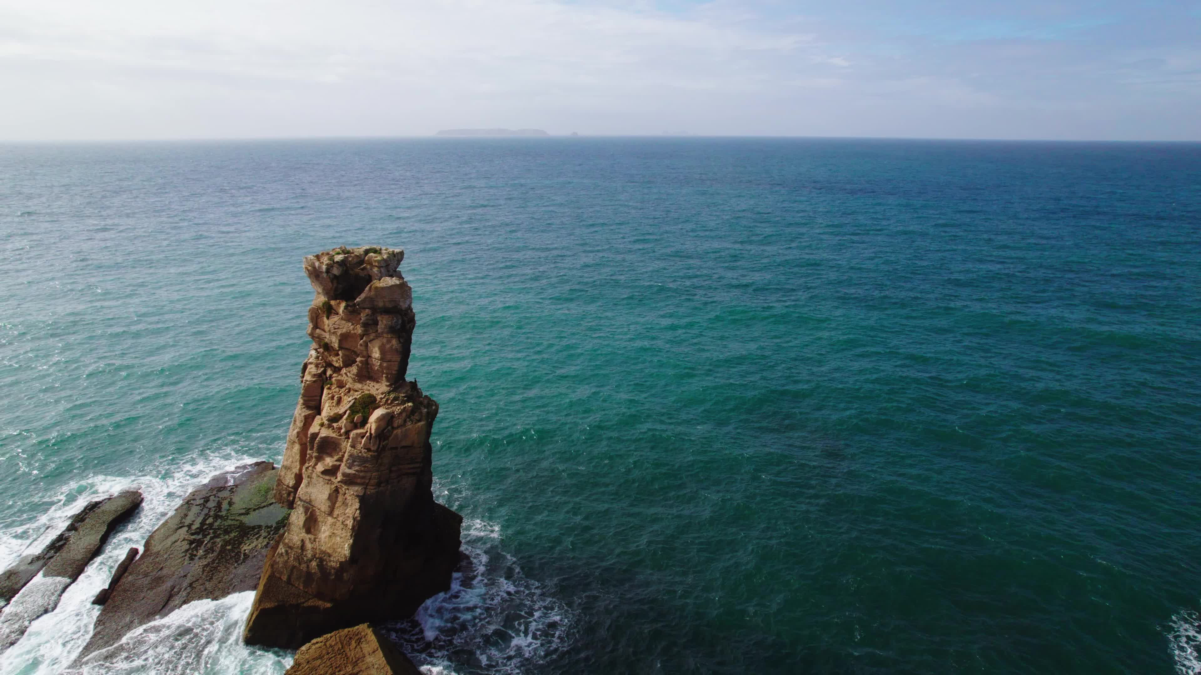 Drone View of Cabo Carvoeiro, Peniche, Portugal