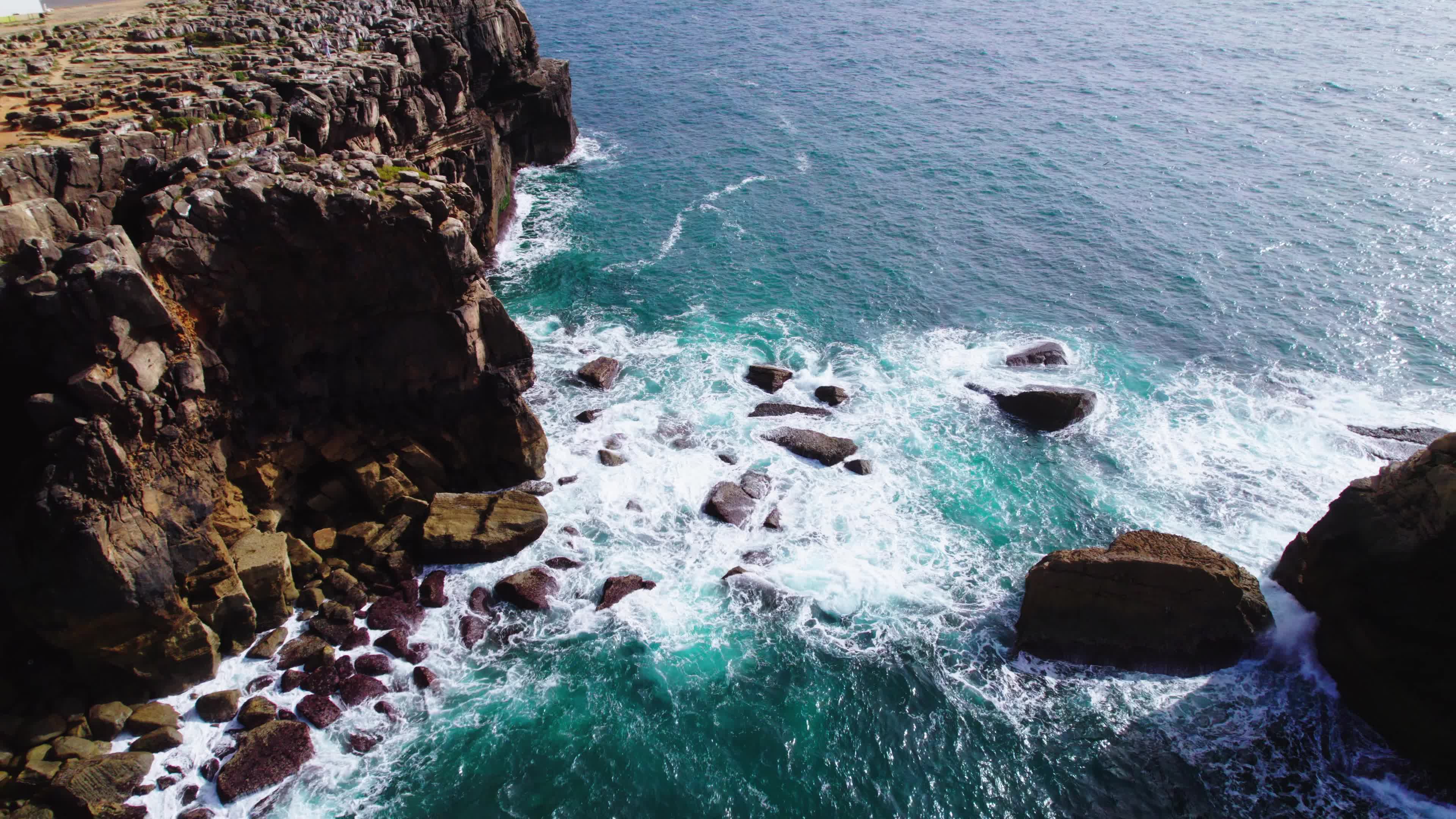 Drone View of Cabo Carvoeiro, Peniche, Portugal