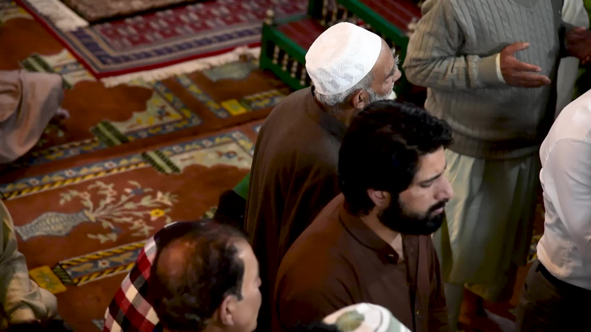 Muslims pray on Friday of Ramadan In Srinagar, Kashmir.