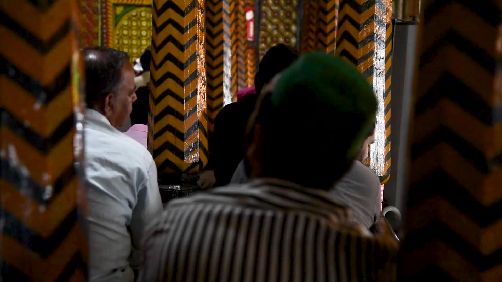 Muslims pray on Friday of Ramadan In Srinagar, Kashmir.