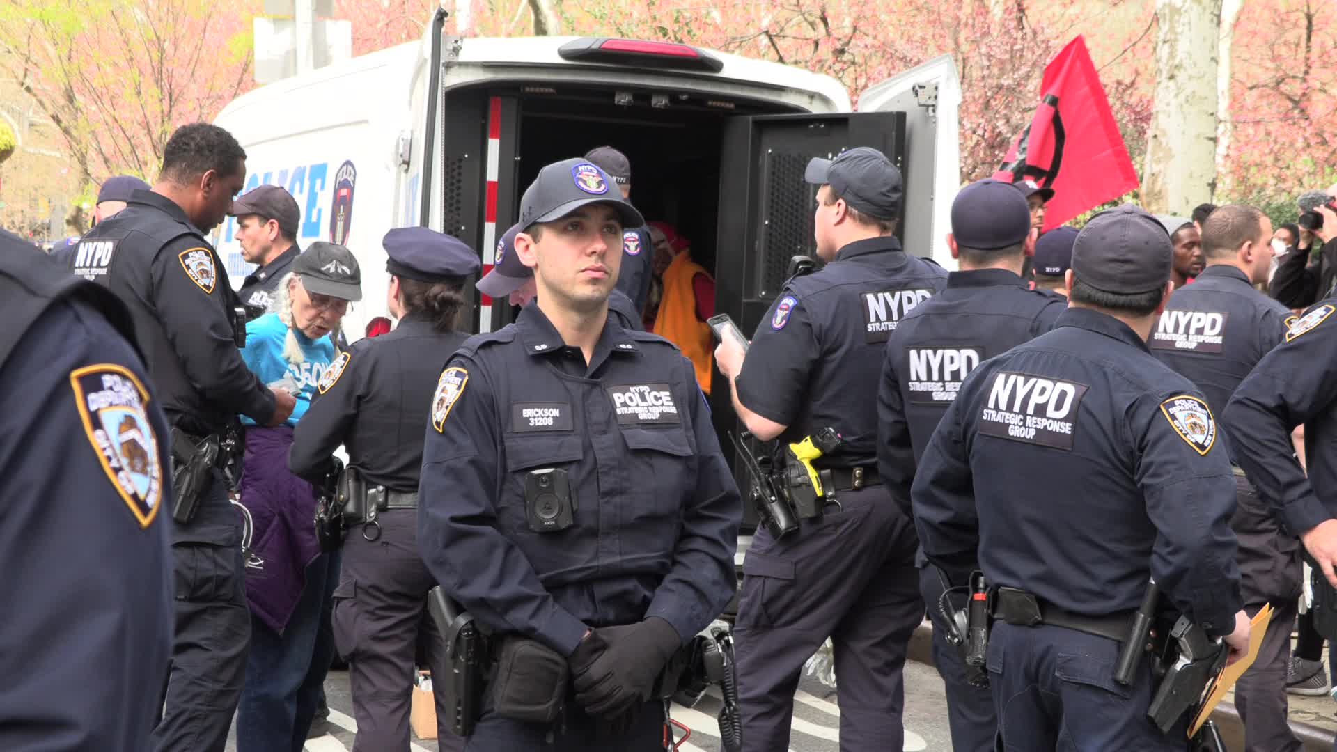 NYC: Thirteen arrested as climate protesters block traffic