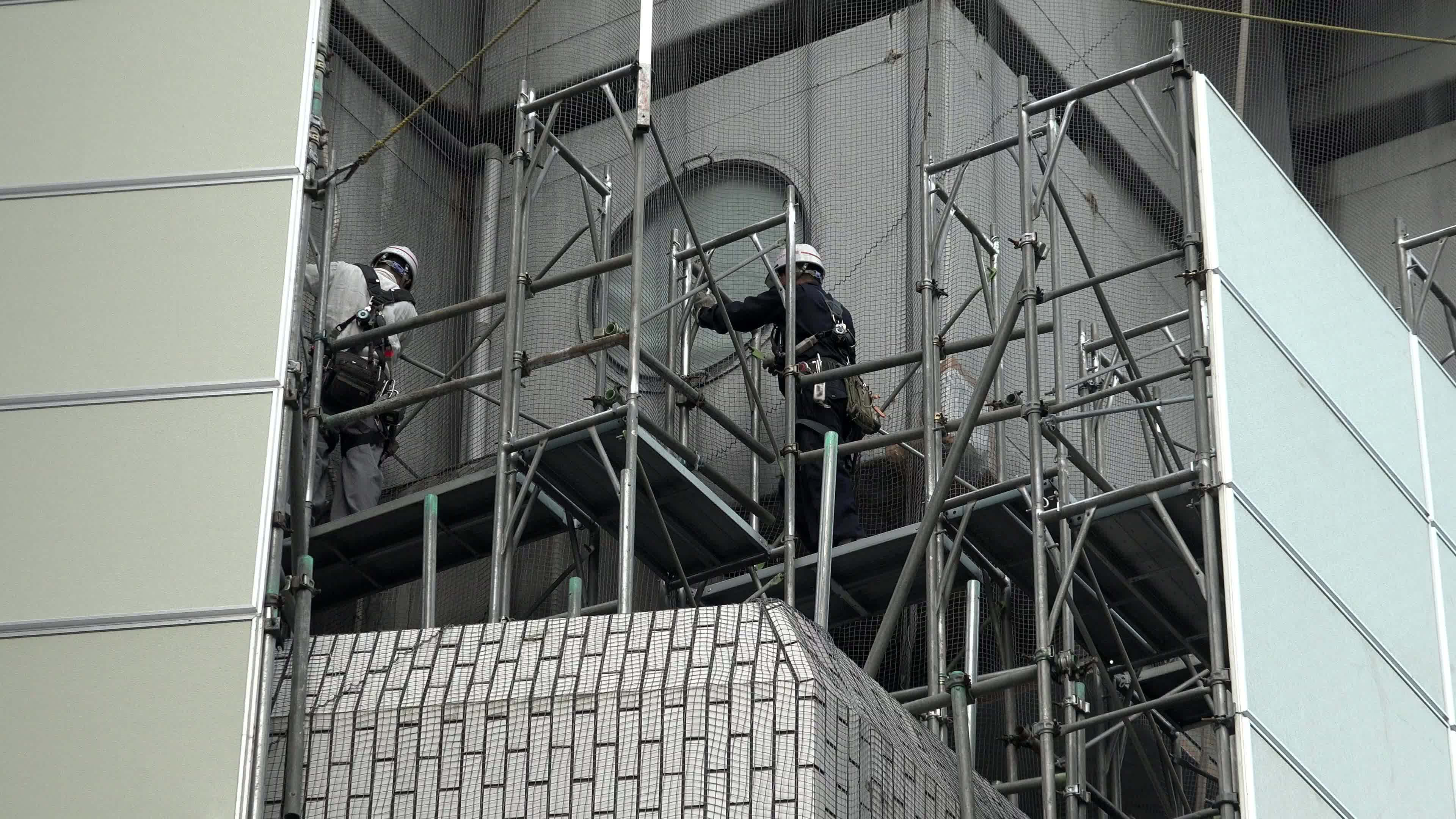 Demolition works continue at Tokyo's iconic Nakagin Capsule Tower