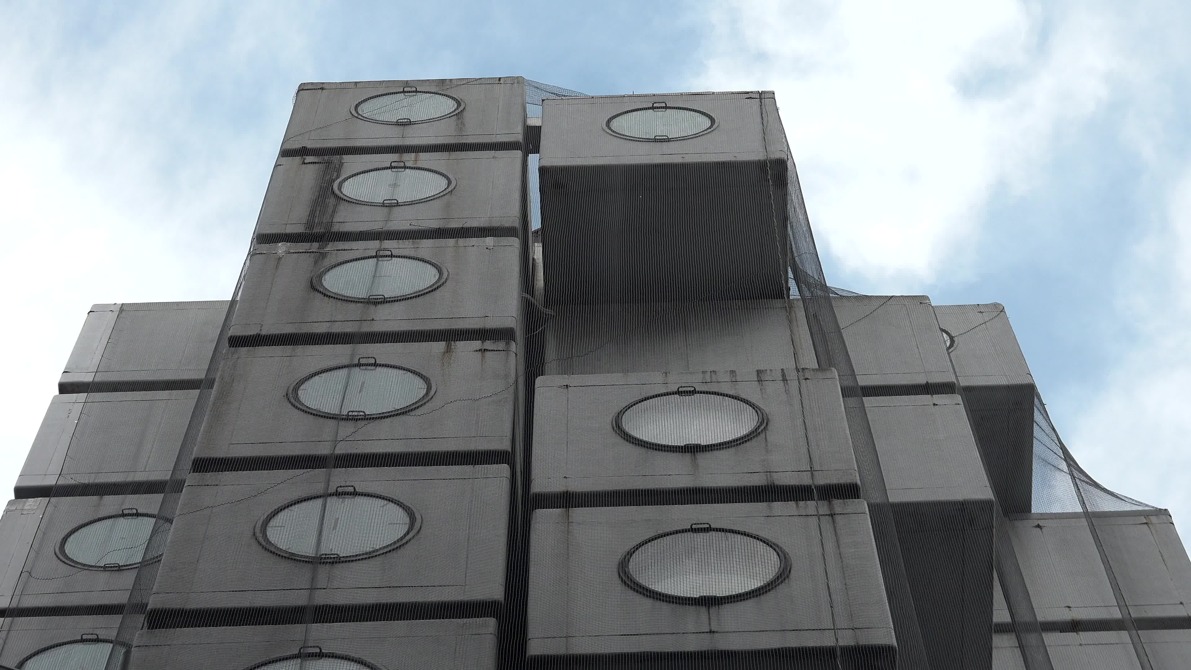 Demolition works continue at Tokyo's iconic Nakagin Capsule Tower