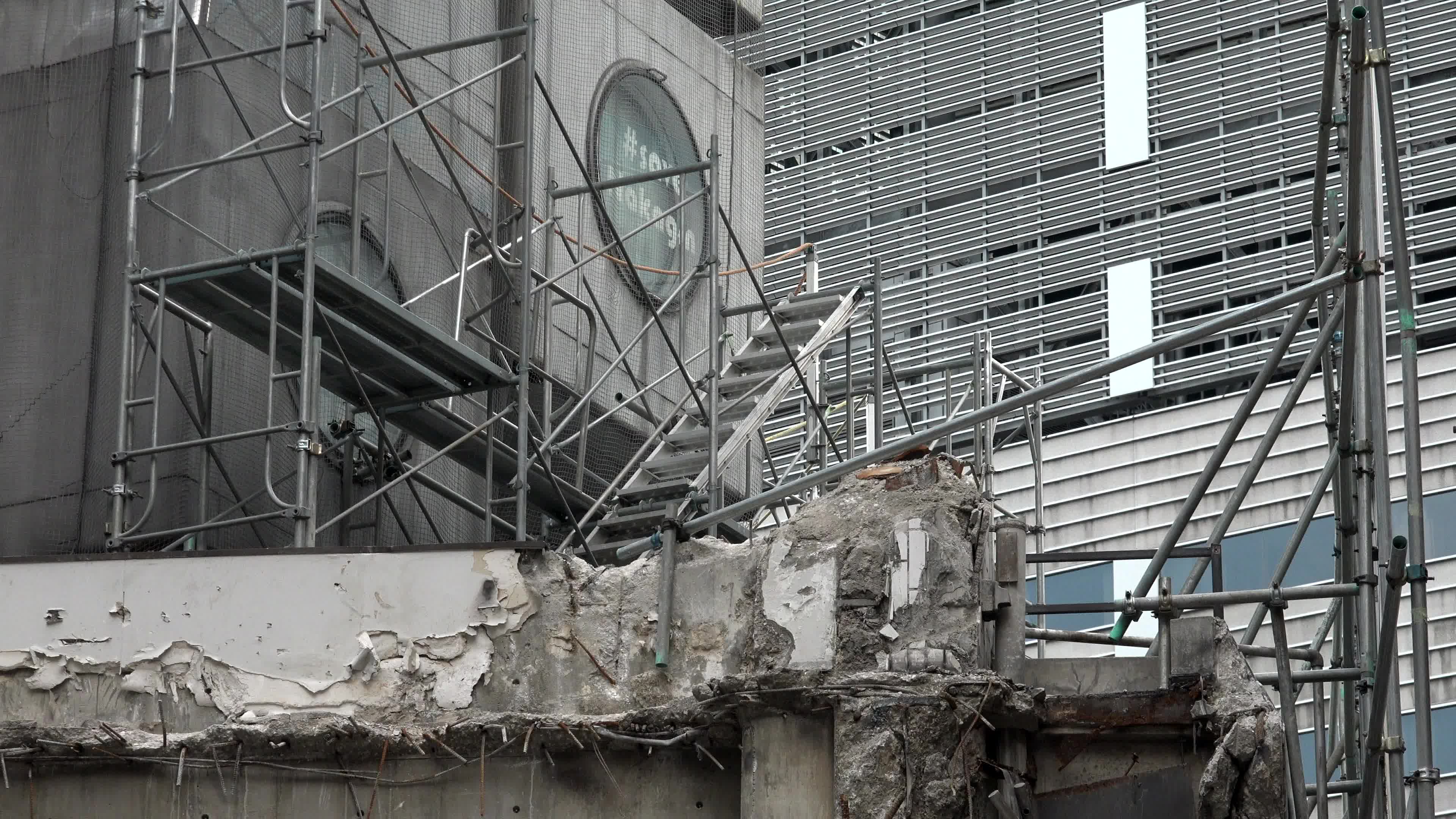 Demolition works continue at Tokyo's iconic Nakagin Capsule Tower