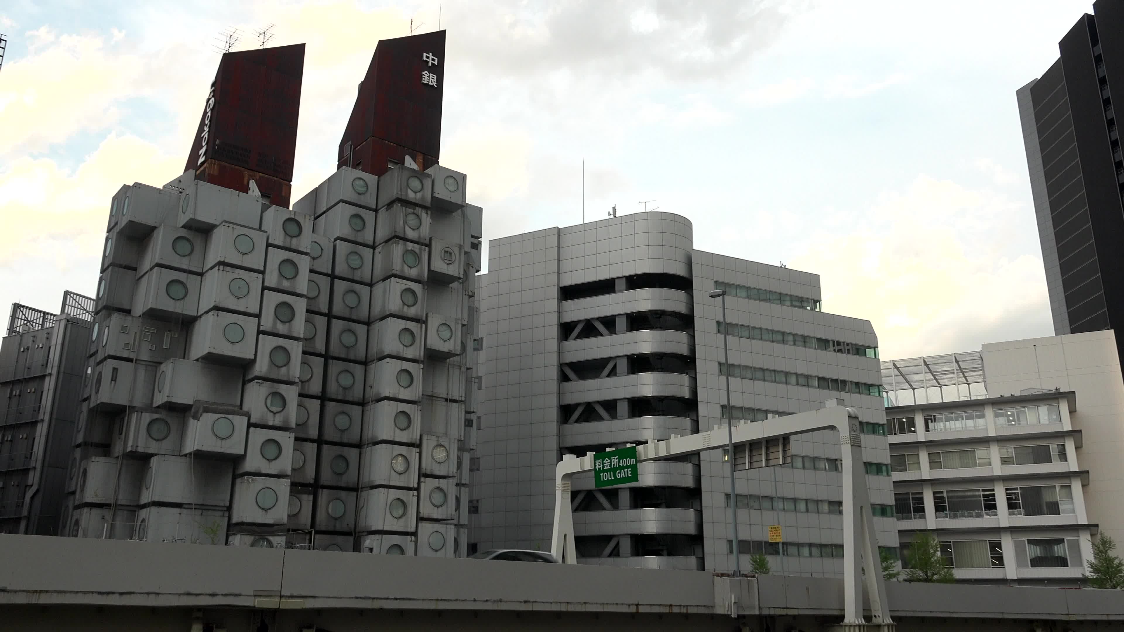 Demolition works continue at Tokyo's iconic Nakagin Capsule Tower
