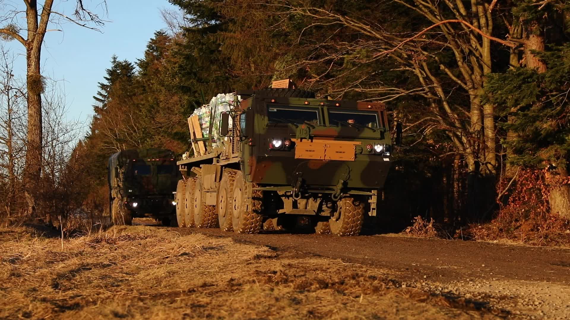 U.S. Military Base At Arlamow Airport In Poland