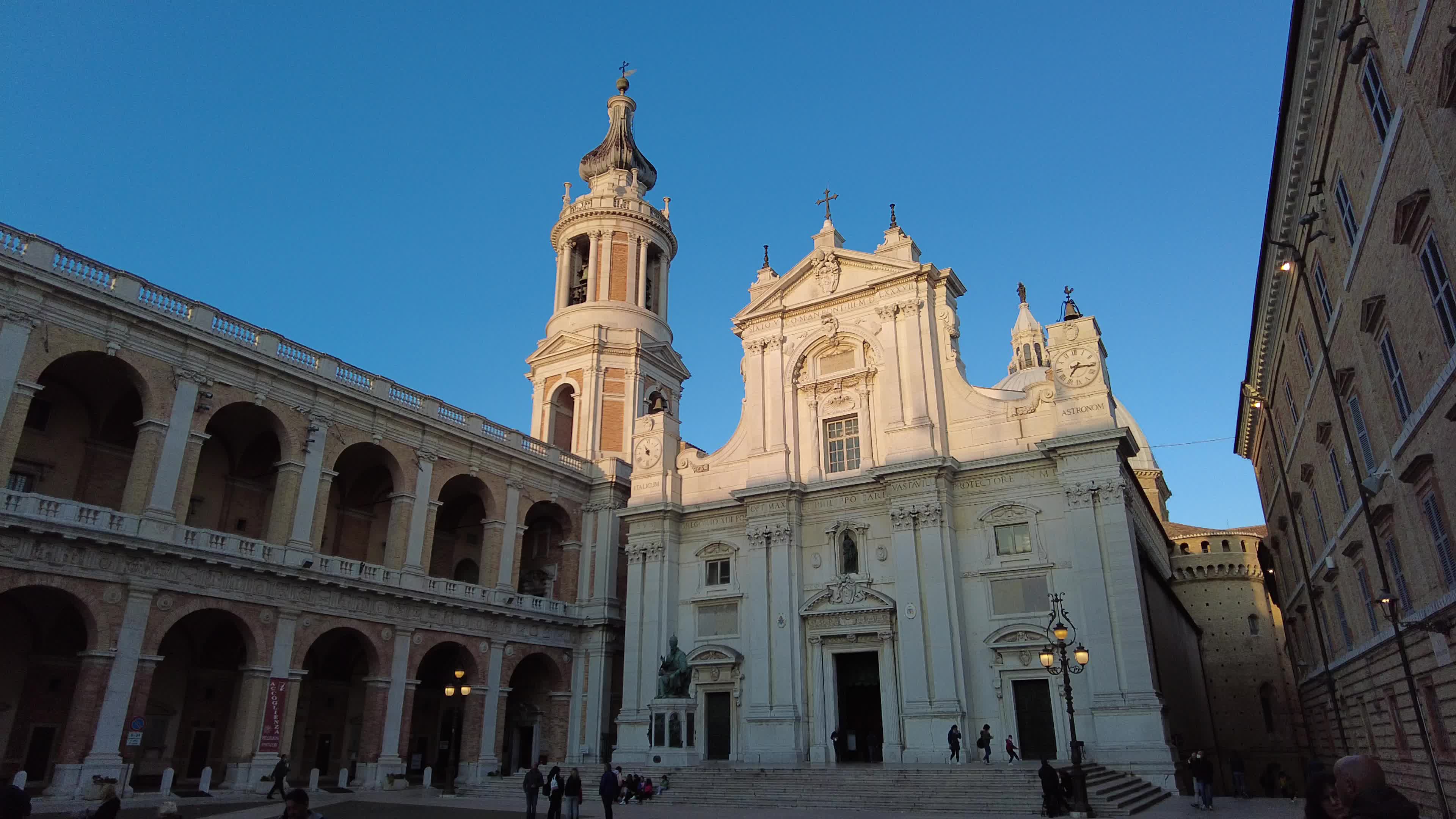 Pilgrims visiting Loreto, Italy